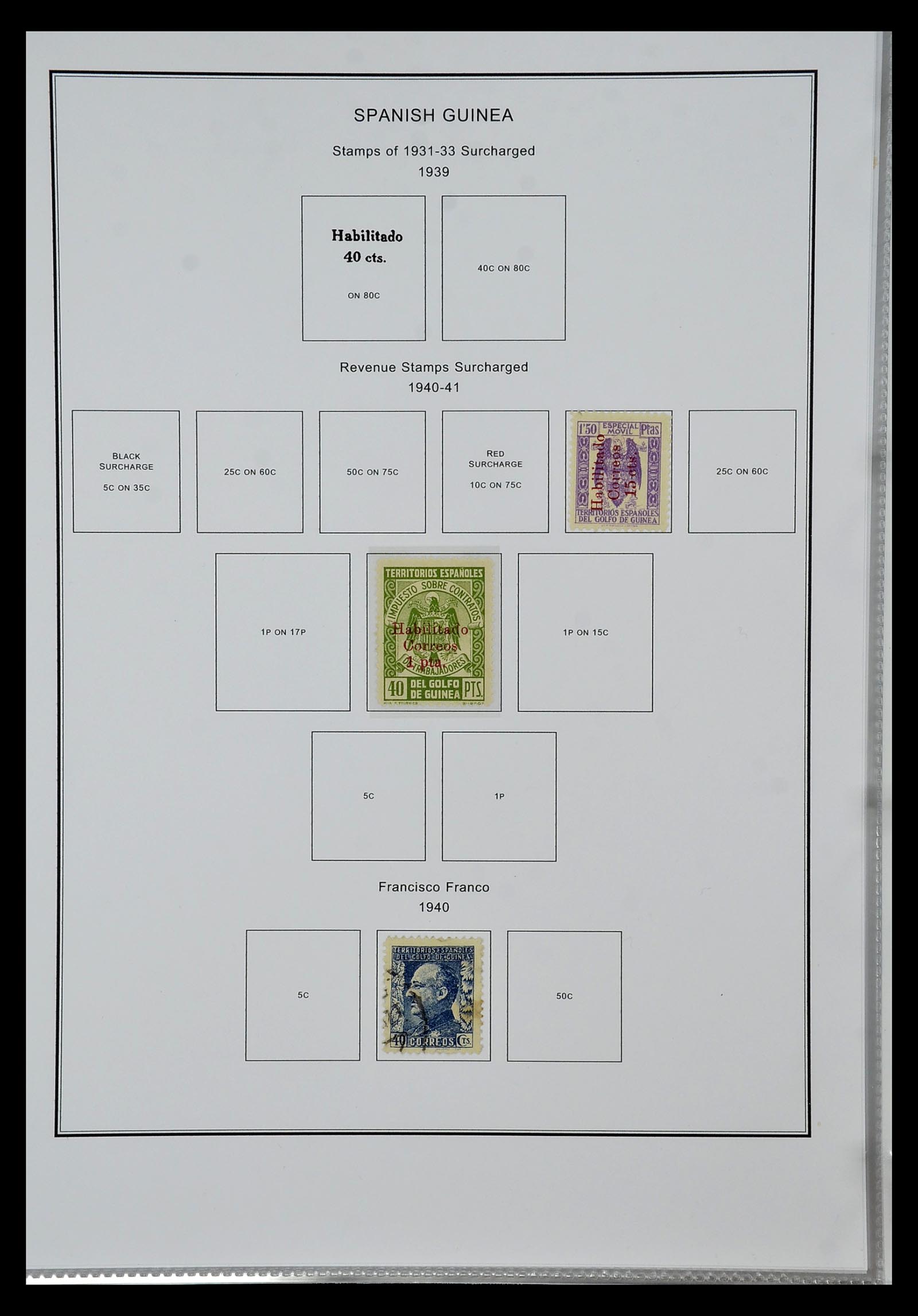 35056 038 - Postzegelverzameling 35056 Spaanse koloniën 1874-1968.