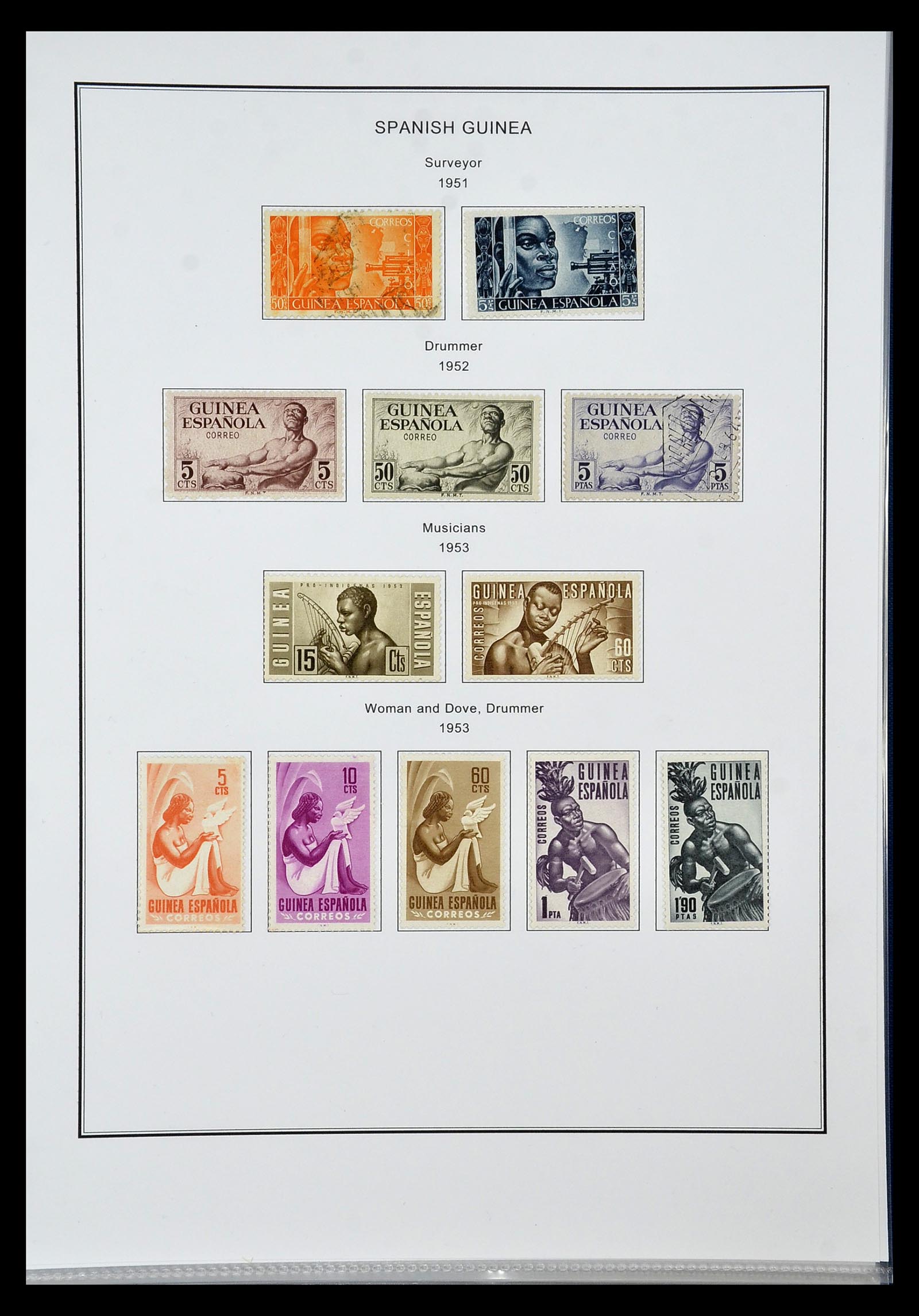 35056 040 - Postzegelverzameling 35056 Spaanse koloniën 1874-1968.