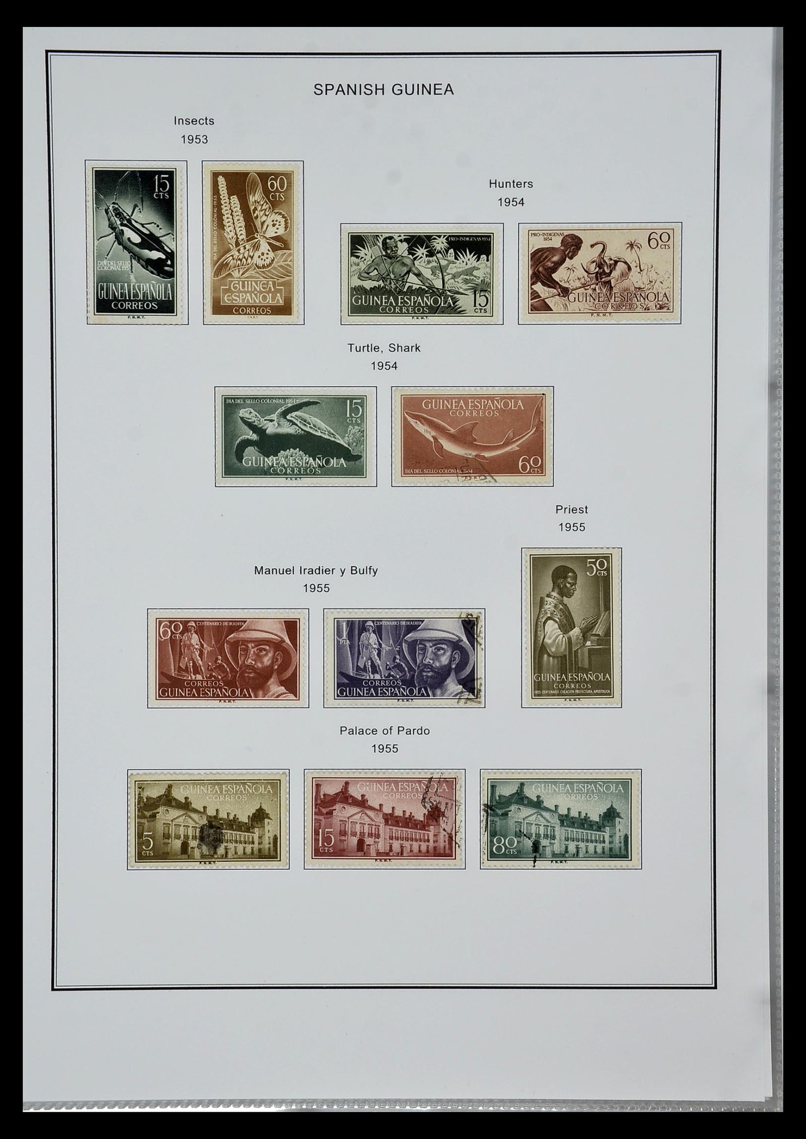 35056 042 - Postzegelverzameling 35056 Spaanse koloniën 1874-1968.