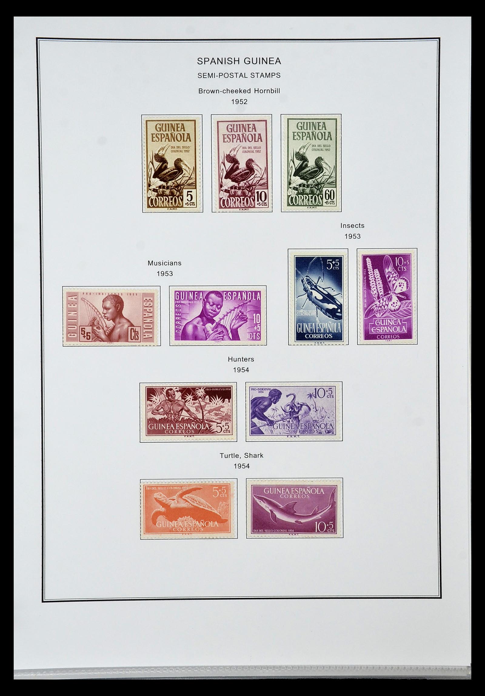 35056 046 - Postzegelverzameling 35056 Spaanse koloniën 1874-1968.