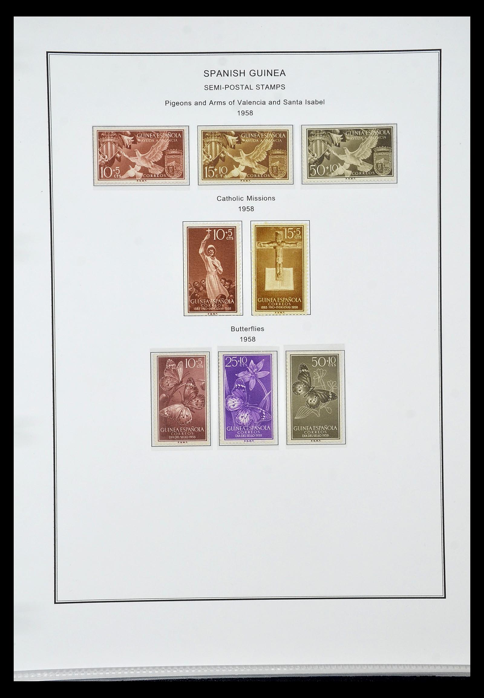 35056 048 - Postzegelverzameling 35056 Spaanse koloniën 1874-1968.