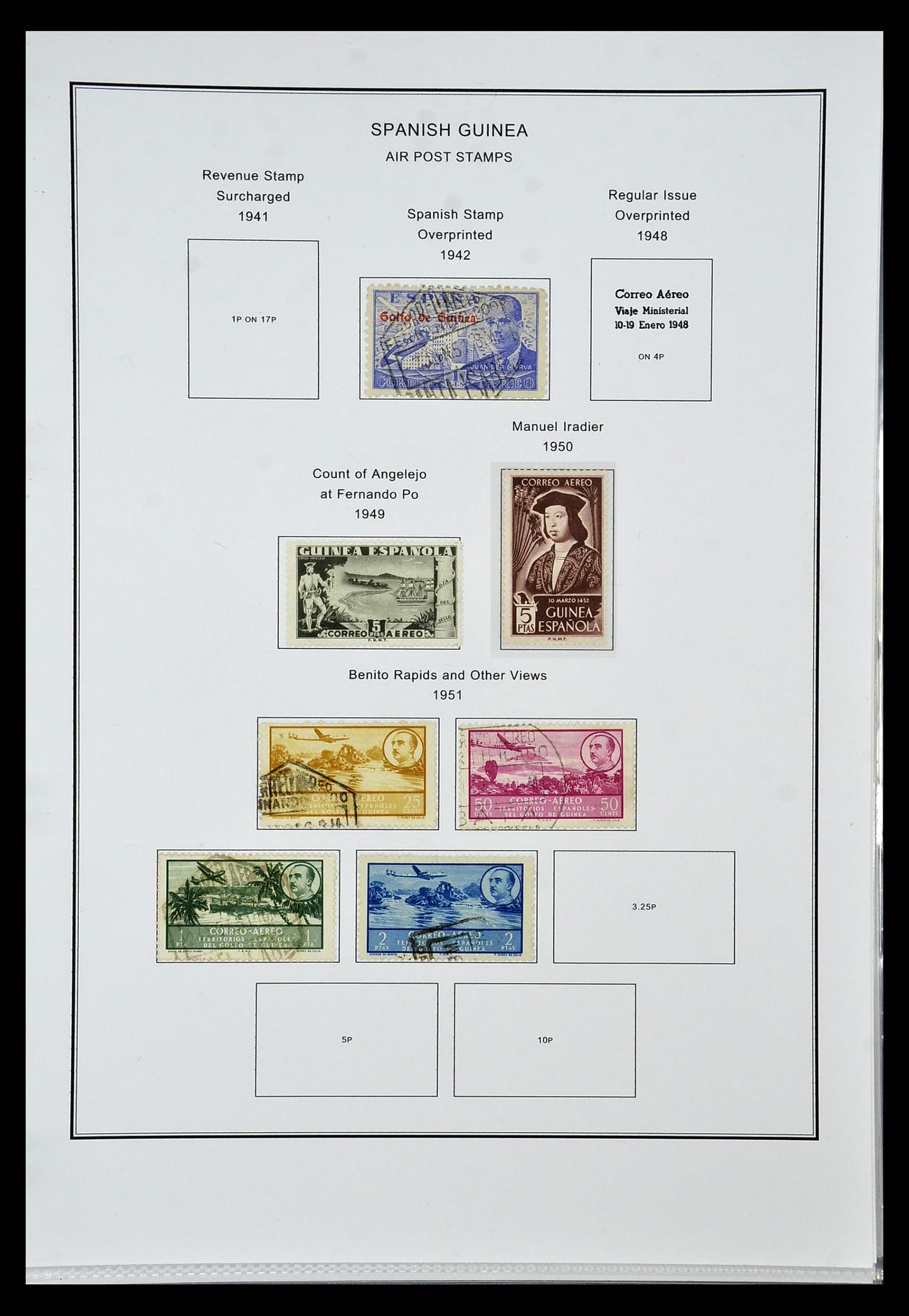 35056 050 - Stamp Collection 35056 Spanish colonies 1874-1968.