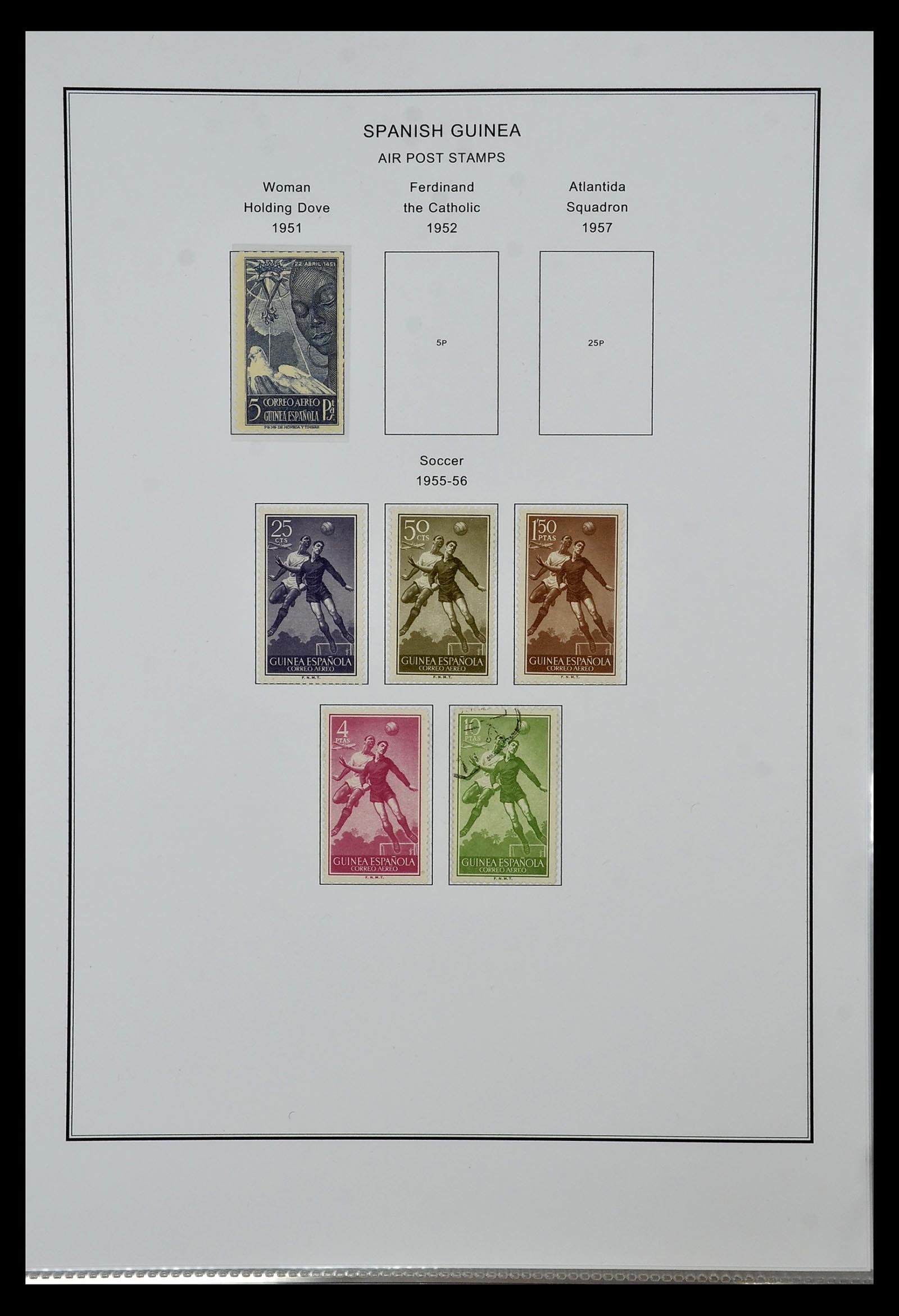 35056 051 - Postzegelverzameling 35056 Spaanse koloniën 1874-1968.