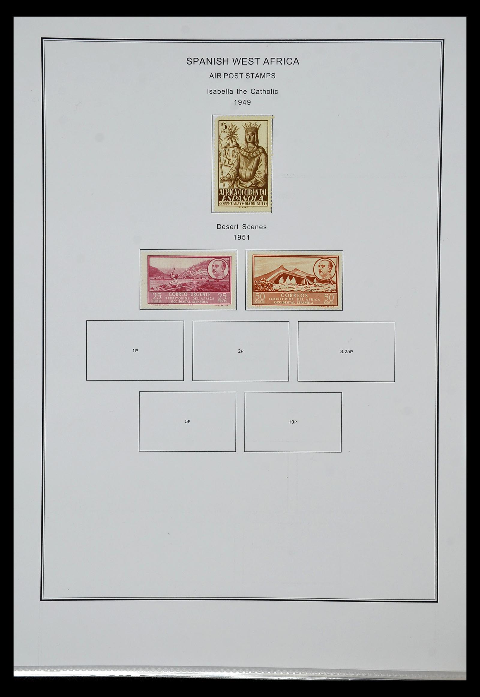 35056 055 - Postzegelverzameling 35056 Spaanse koloniën 1874-1968.