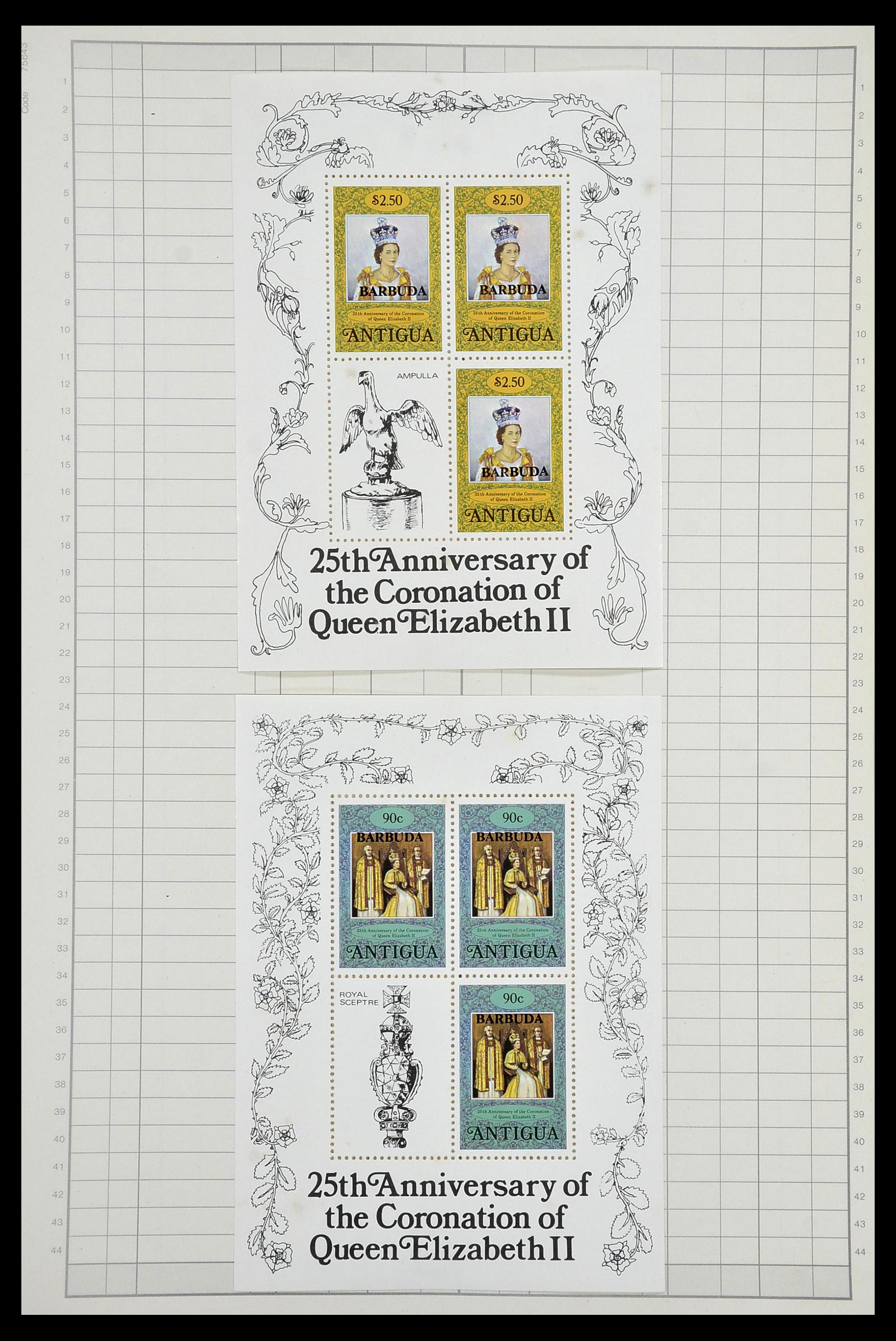 35057 003 - Postzegelverzameling 35057 Engelse koloniën 1870-2000.