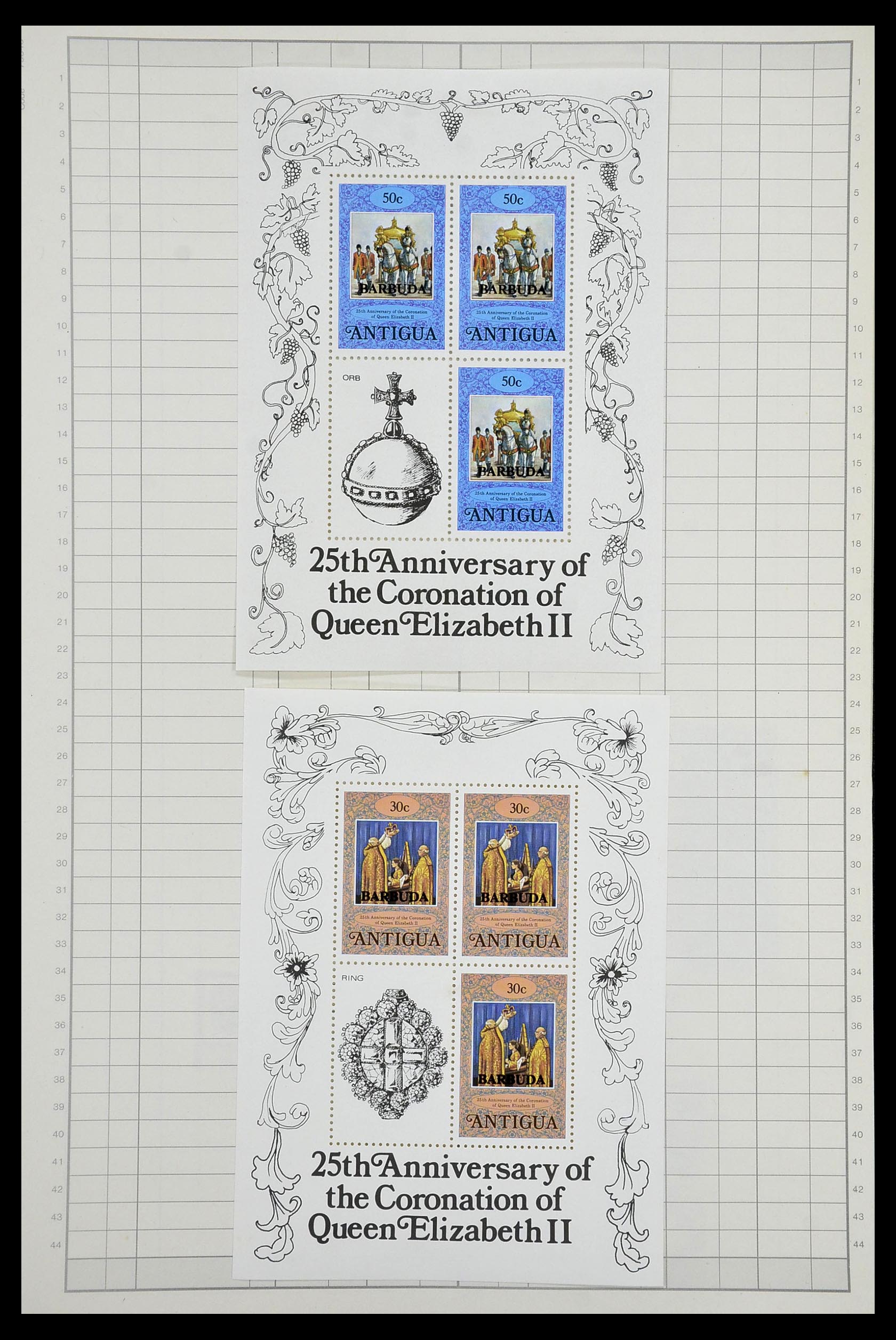 35057 004 - Postzegelverzameling 35057 Engelse koloniën 1870-2000.