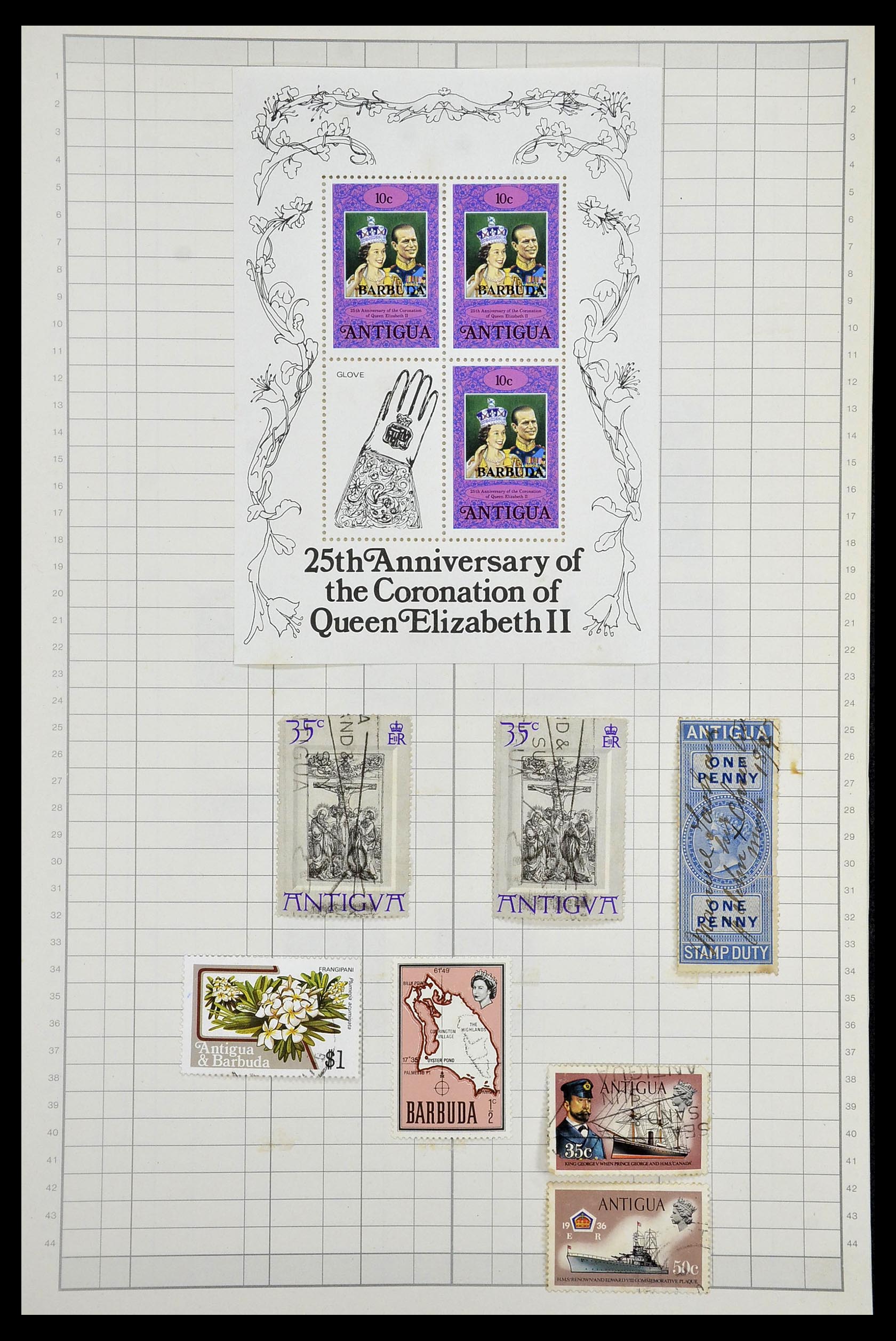 35057 005 - Postzegelverzameling 35057 Engelse koloniën 1870-2000.