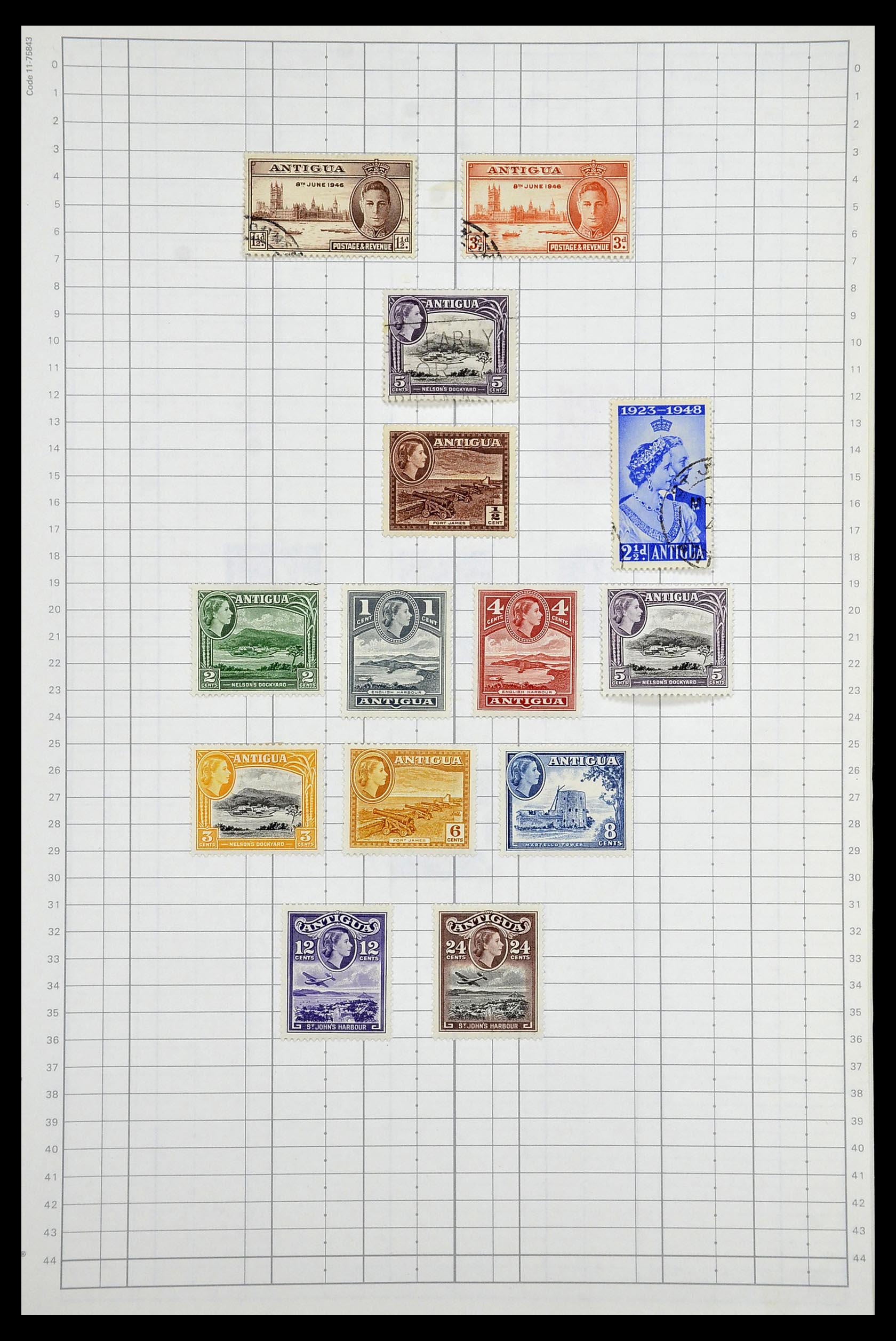 35057 006 - Postzegelverzameling 35057 Engelse koloniën 1870-2000.