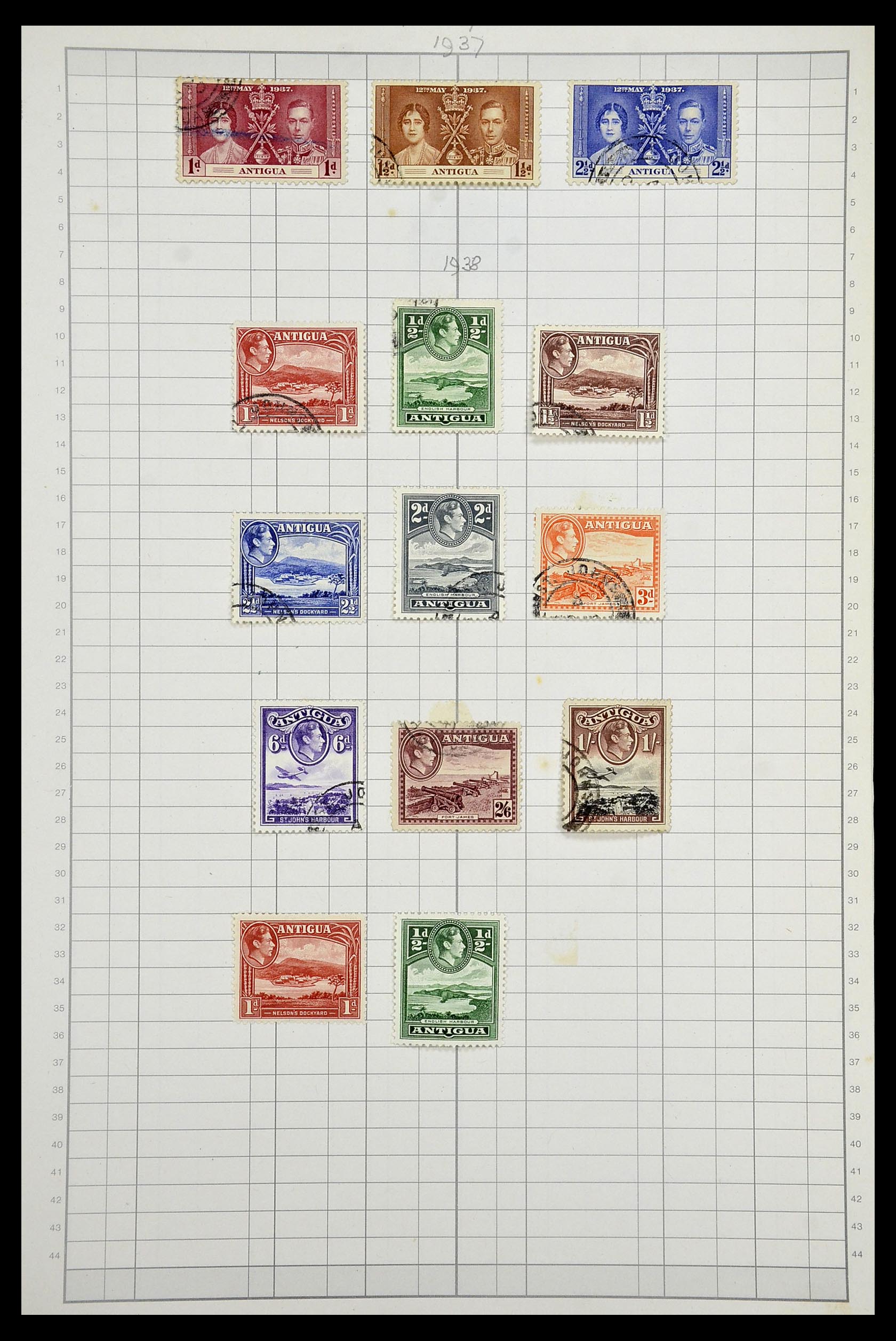 35057 008 - Postzegelverzameling 35057 Engelse koloniën 1870-2000.