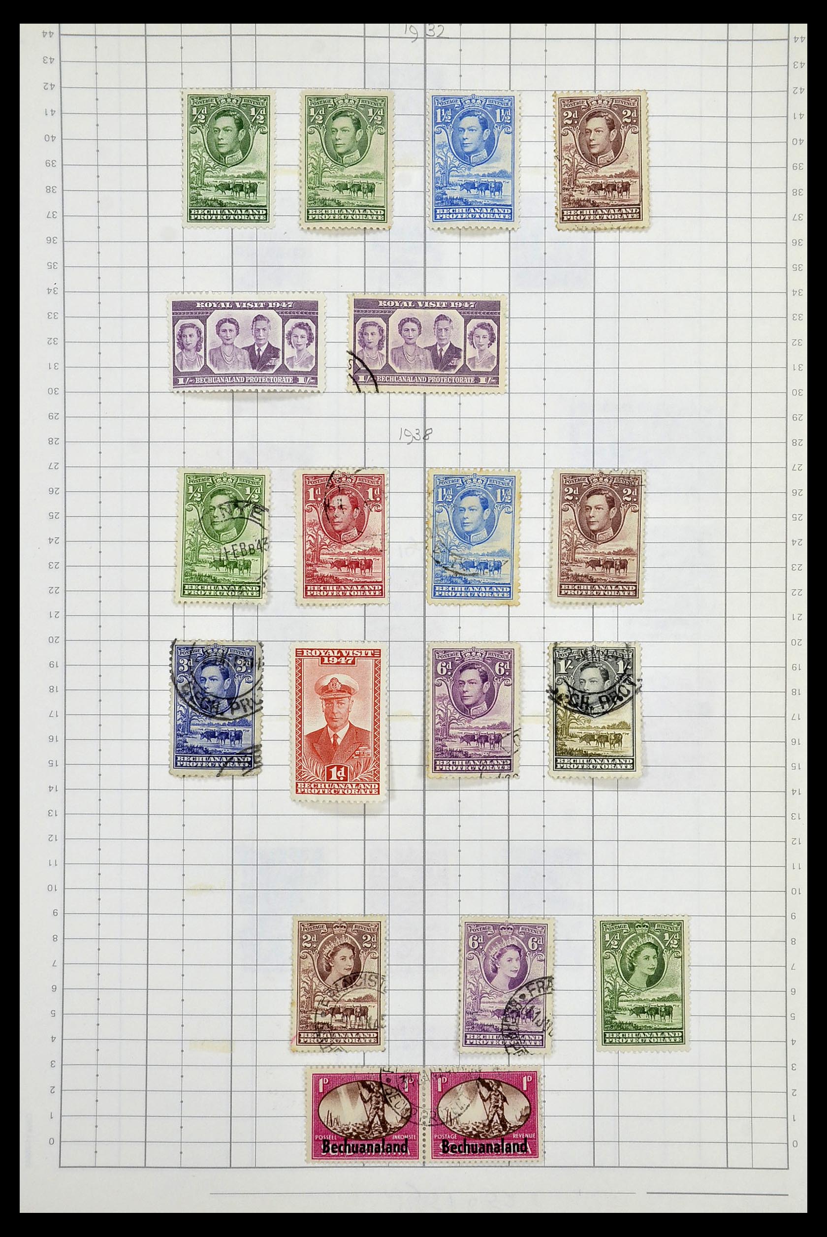 35057 012 - Postzegelverzameling 35057 Engelse koloniën 1870-2000.