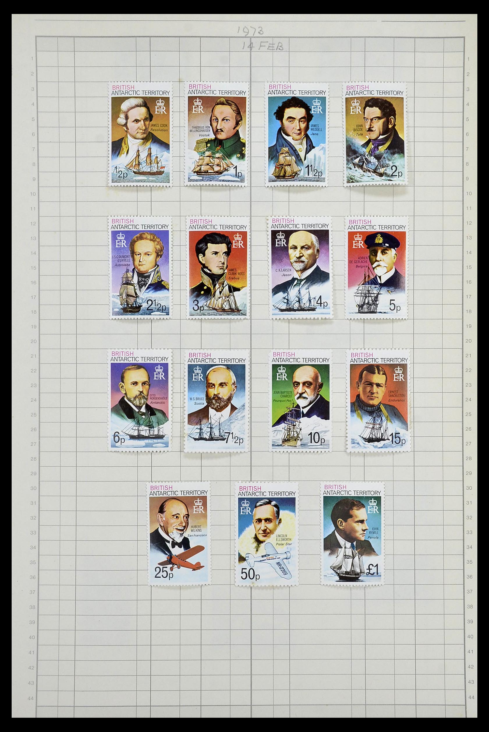 35057 015 - Postzegelverzameling 35057 Engelse koloniën 1870-2000.