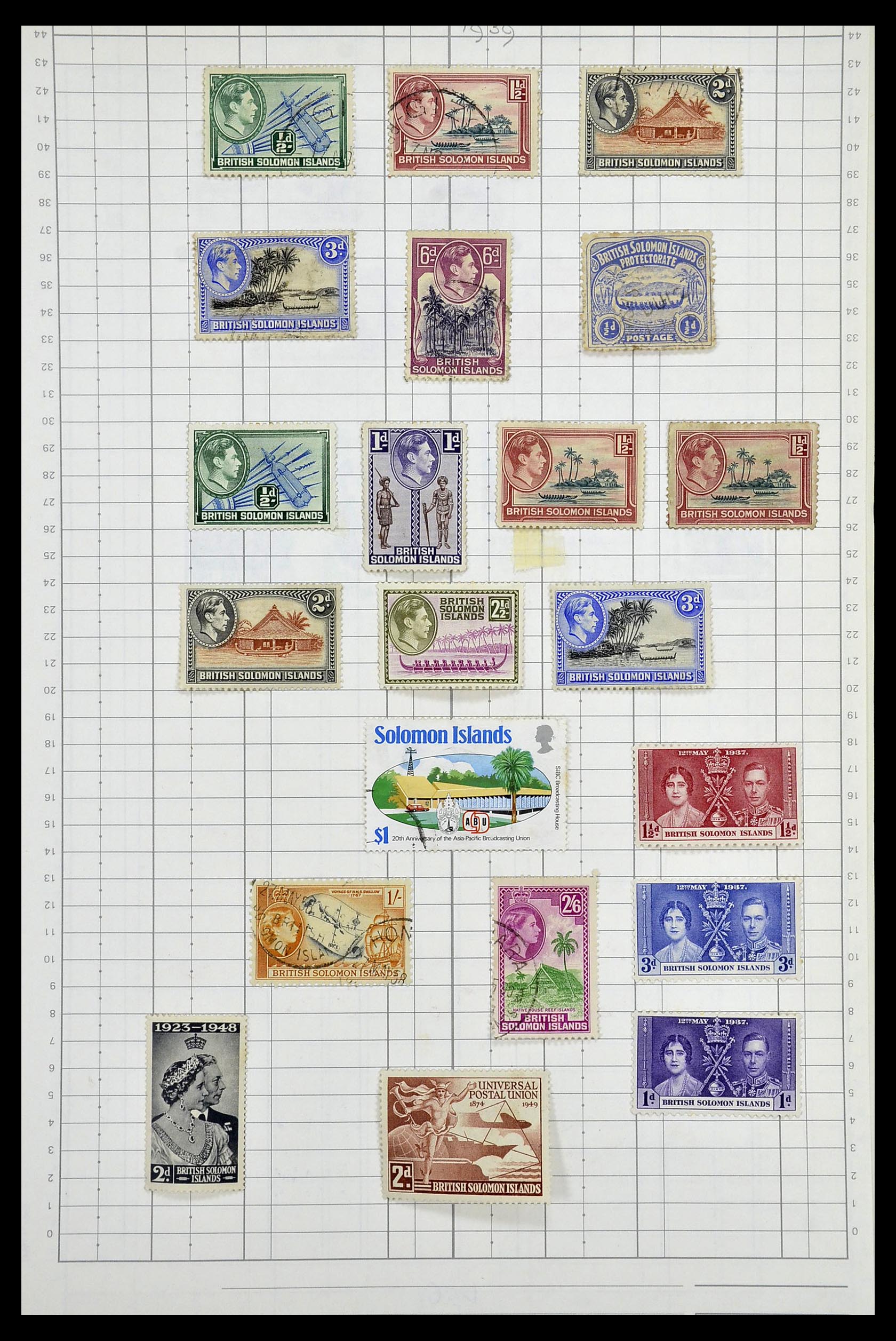 35057 016 - Postzegelverzameling 35057 Engelse koloniën 1870-2000.