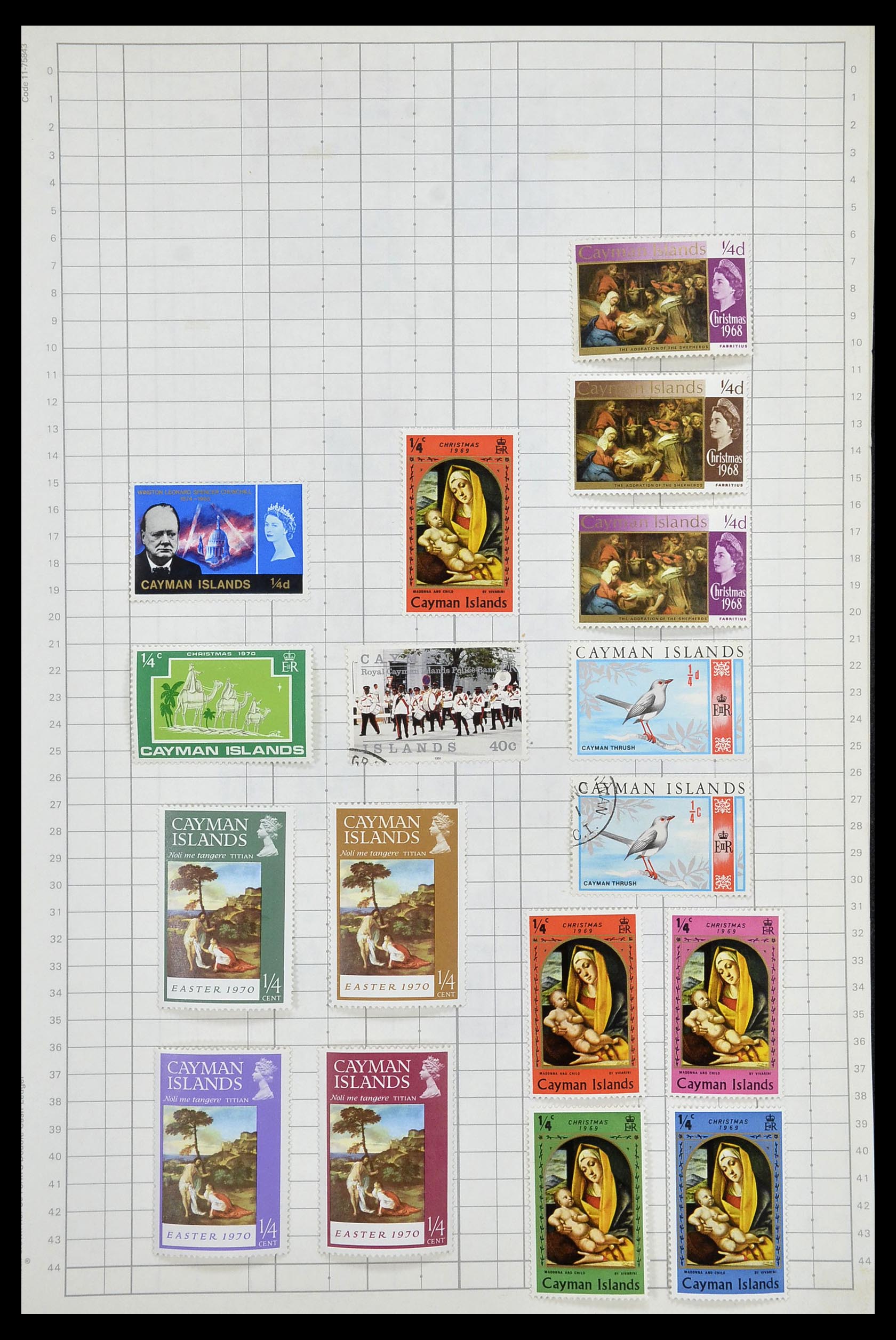 35057 019 - Postzegelverzameling 35057 Engelse koloniën 1870-2000.
