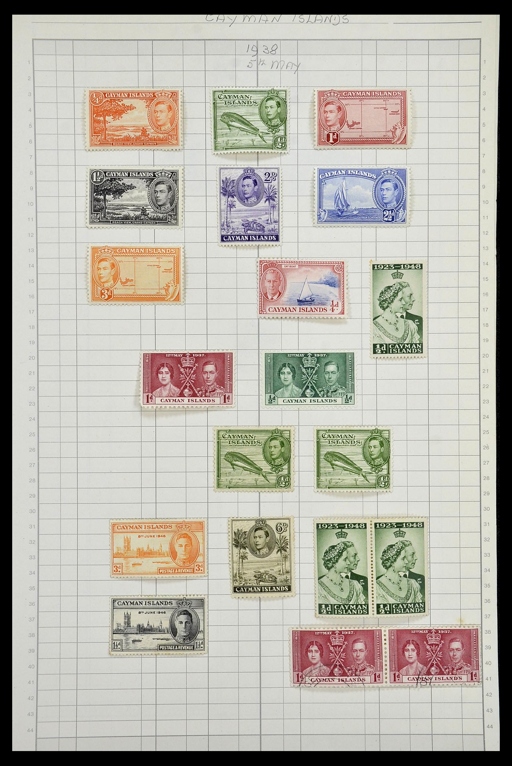 35057 021 - Postzegelverzameling 35057 Engelse koloniën 1870-2000.