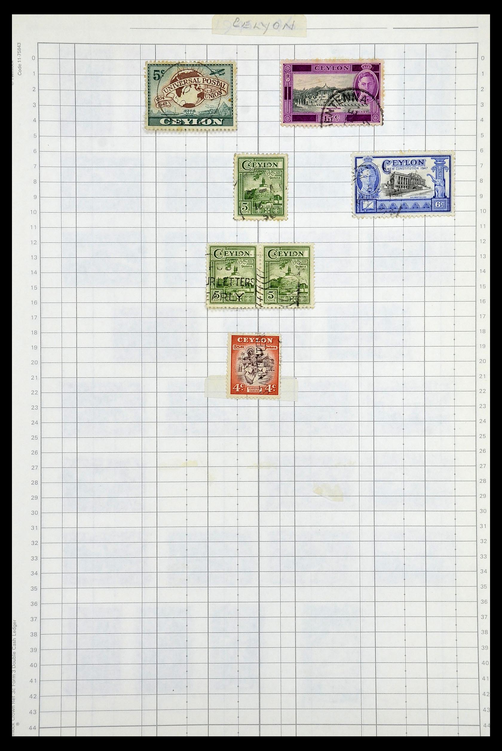 35057 024 - Postzegelverzameling 35057 Engelse koloniën 1870-2000.