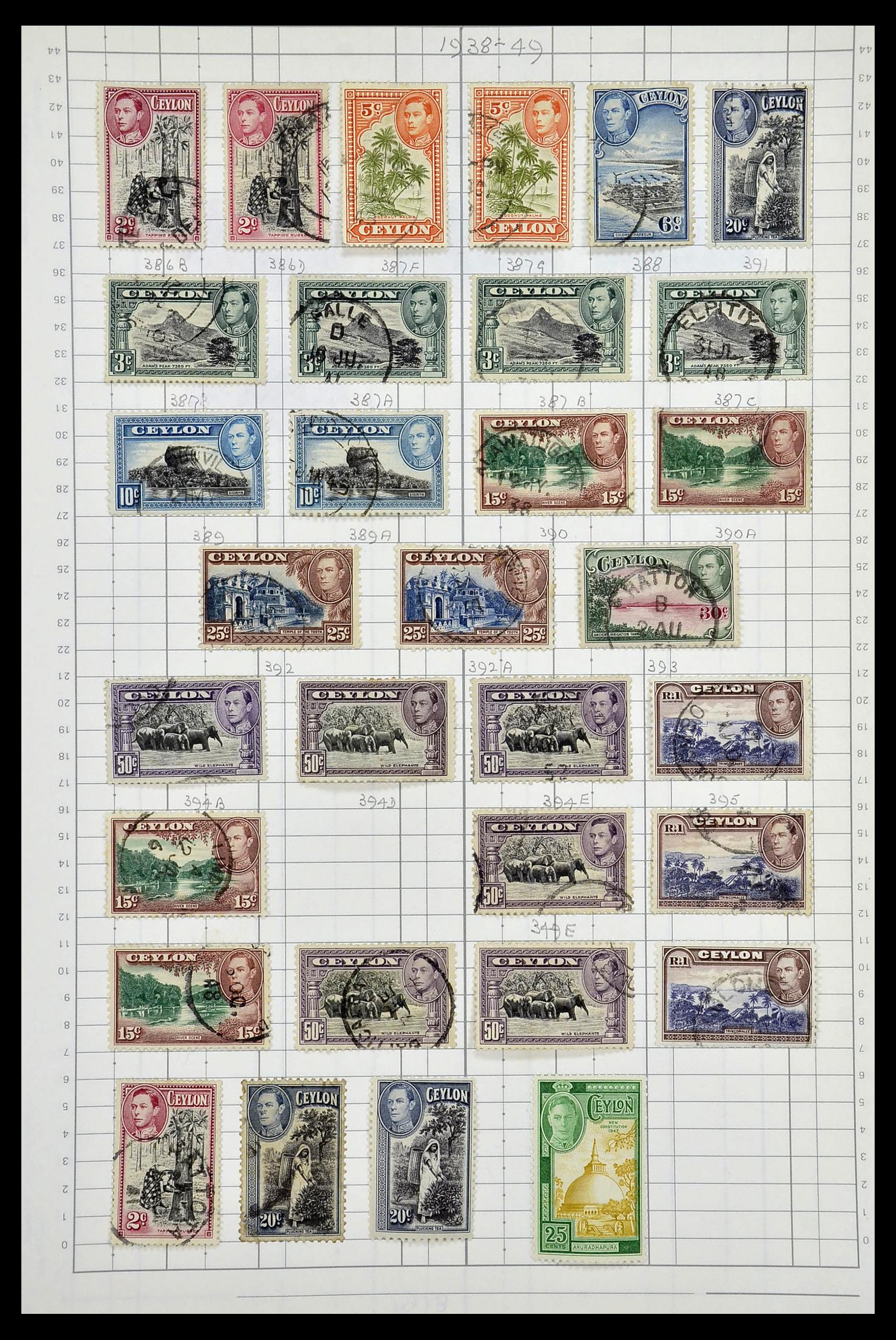35057 025 - Postzegelverzameling 35057 Engelse koloniën 1870-2000.
