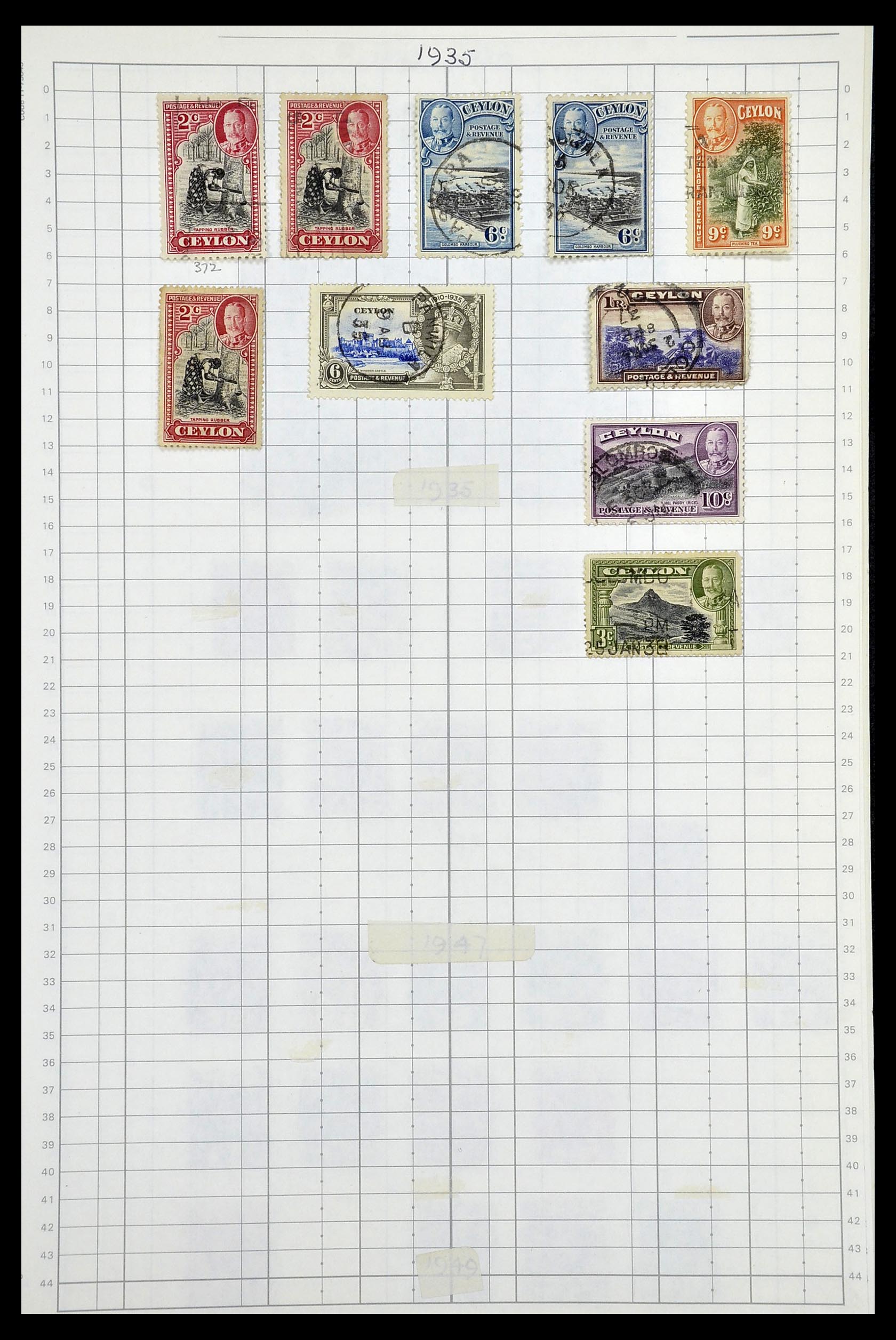 35057 027 - Postzegelverzameling 35057 Engelse koloniën 1870-2000.
