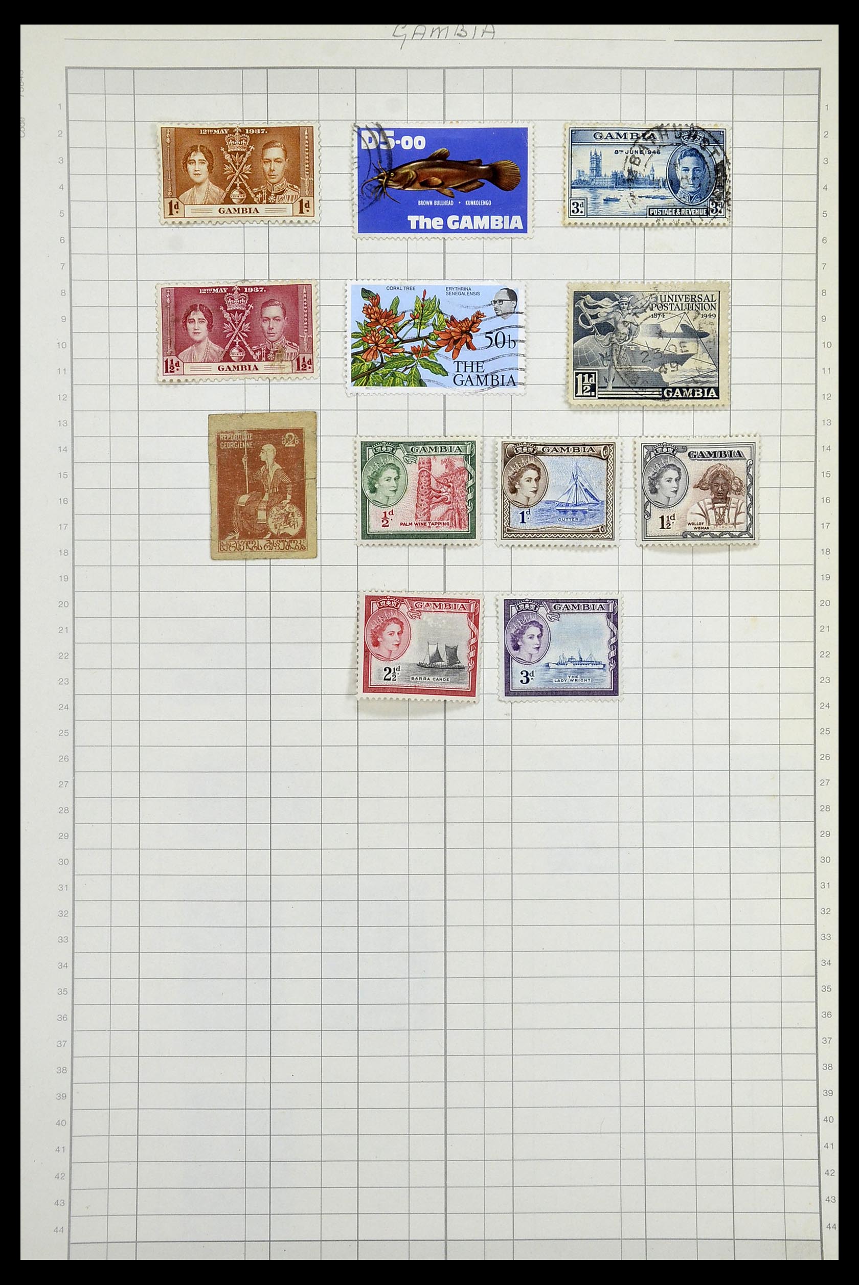 35057 041 - Postzegelverzameling 35057 Engelse koloniën 1870-2000.