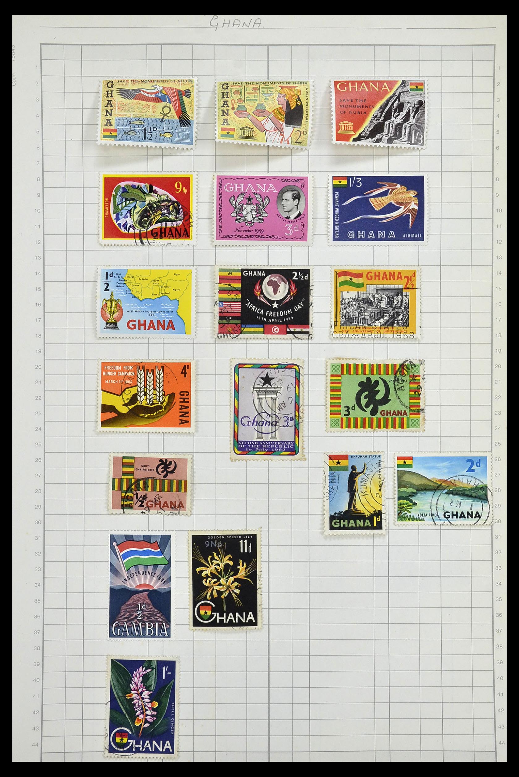 35057 042 - Postzegelverzameling 35057 Engelse koloniën 1870-2000.
