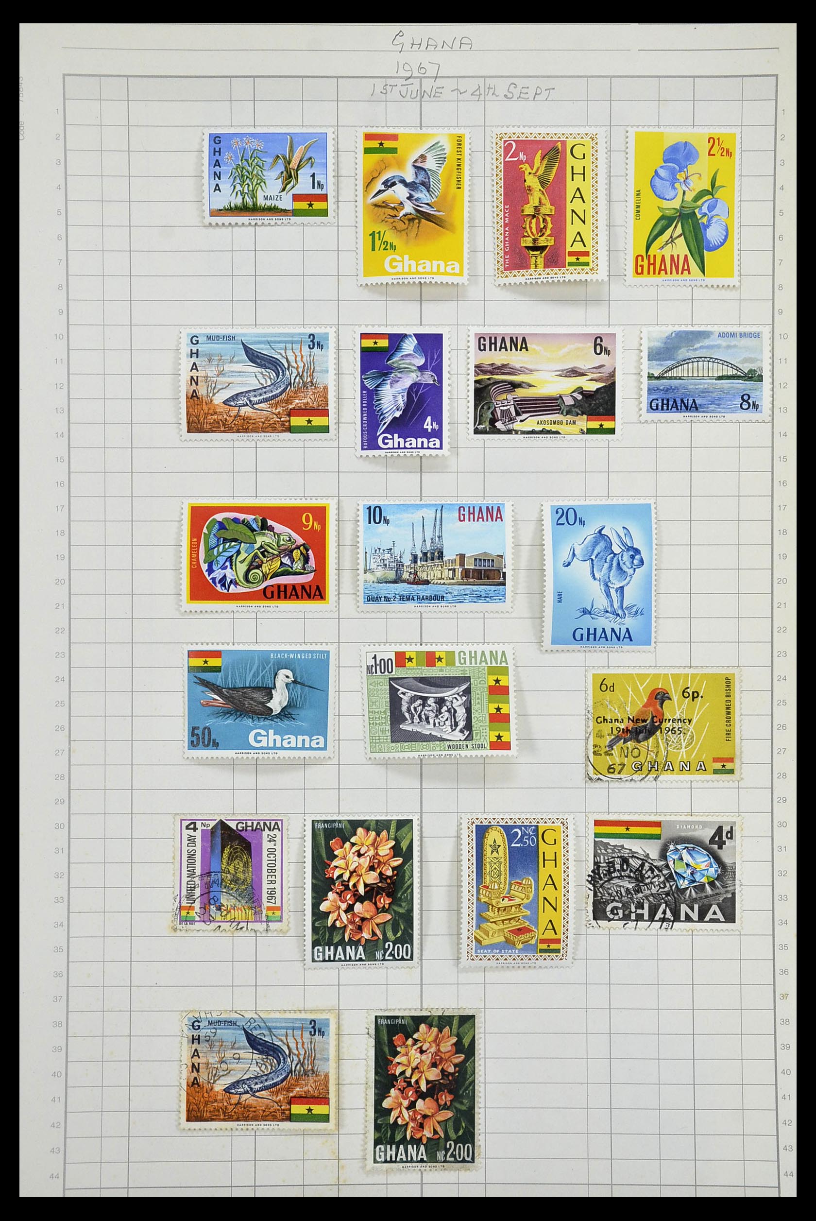 35057 043 - Postzegelverzameling 35057 Engelse koloniën 1870-2000.