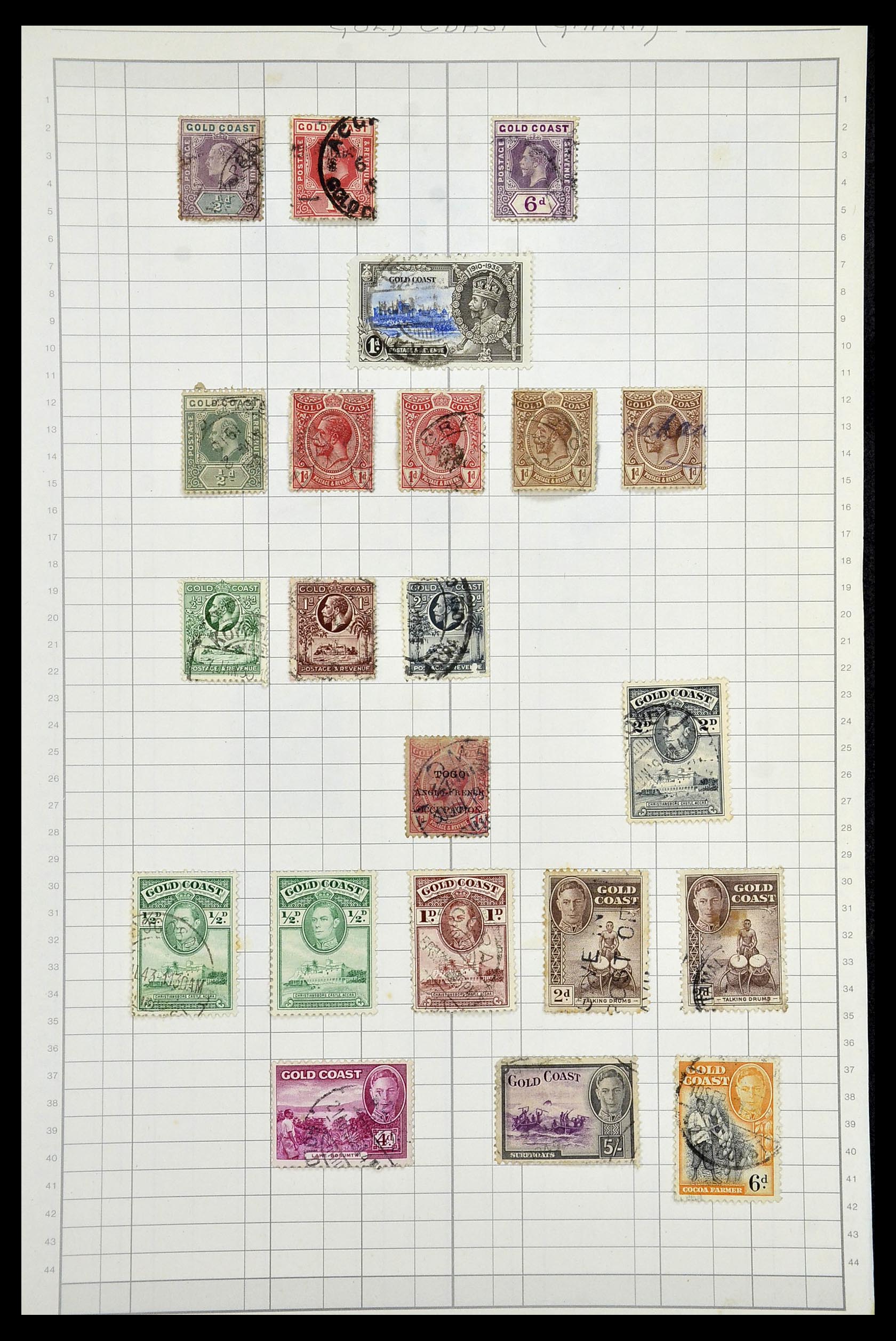 35057 045 - Postzegelverzameling 35057 Engelse koloniën 1870-2000.