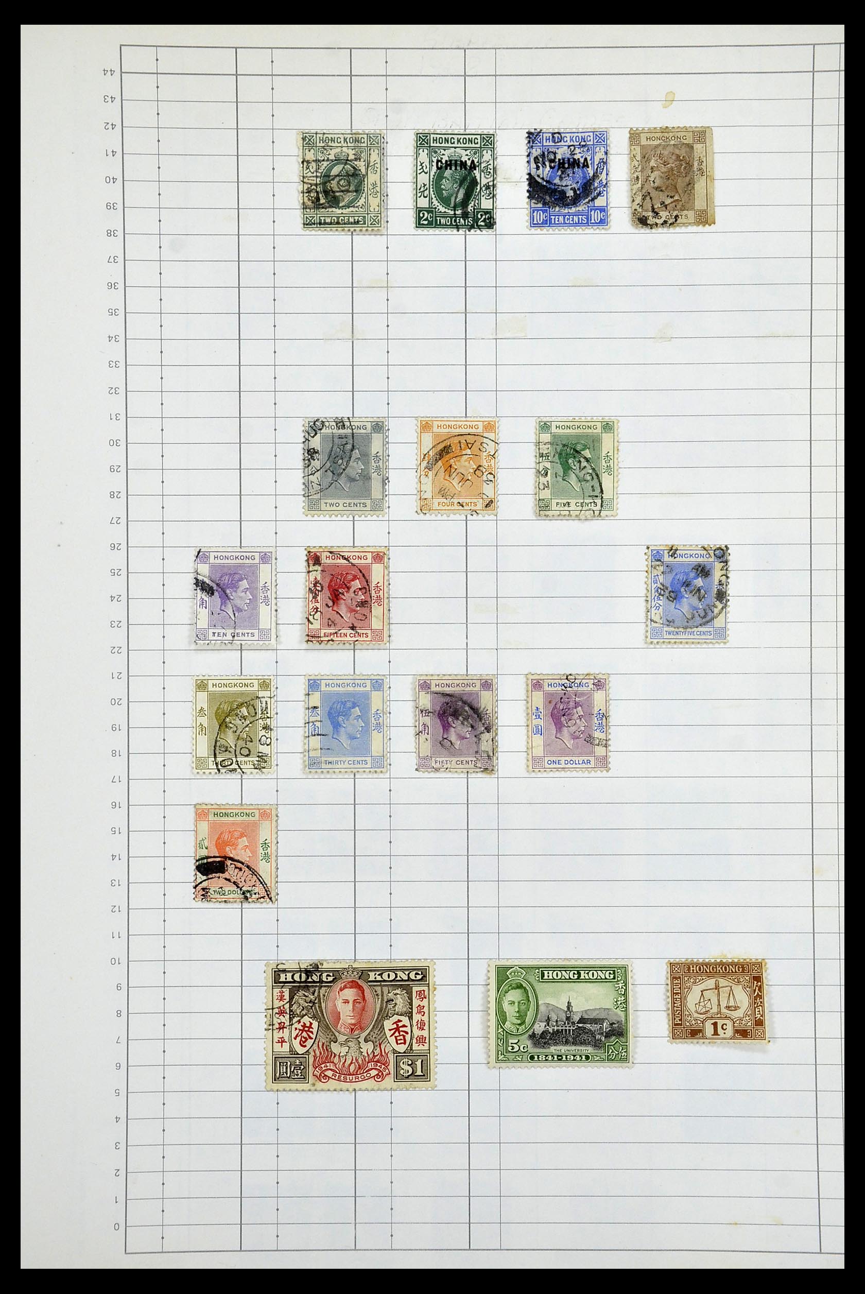 35057 050 - Postzegelverzameling 35057 Engelse koloniën 1870-2000.