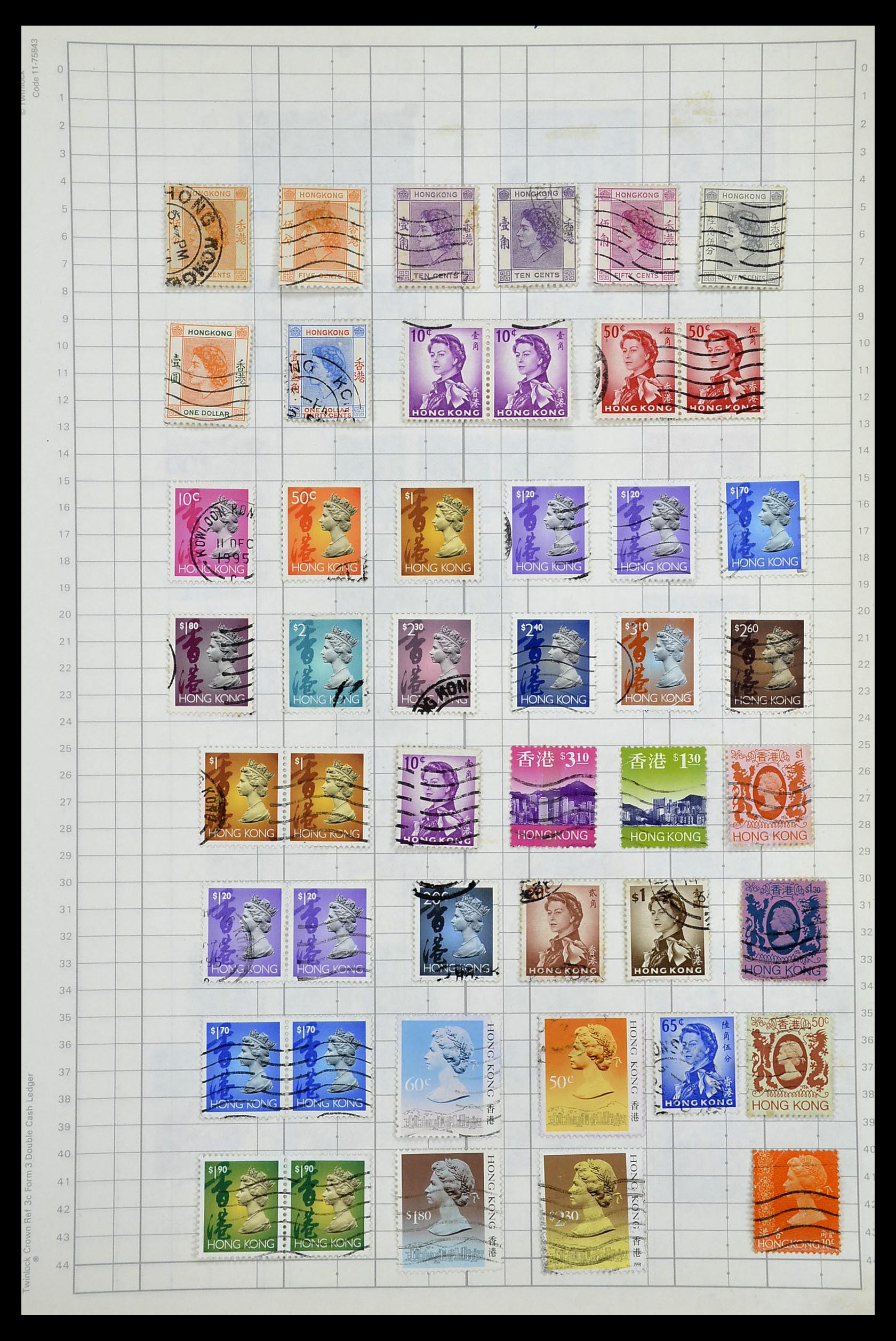 35057 051 - Postzegelverzameling 35057 Engelse koloniën 1870-2000.
