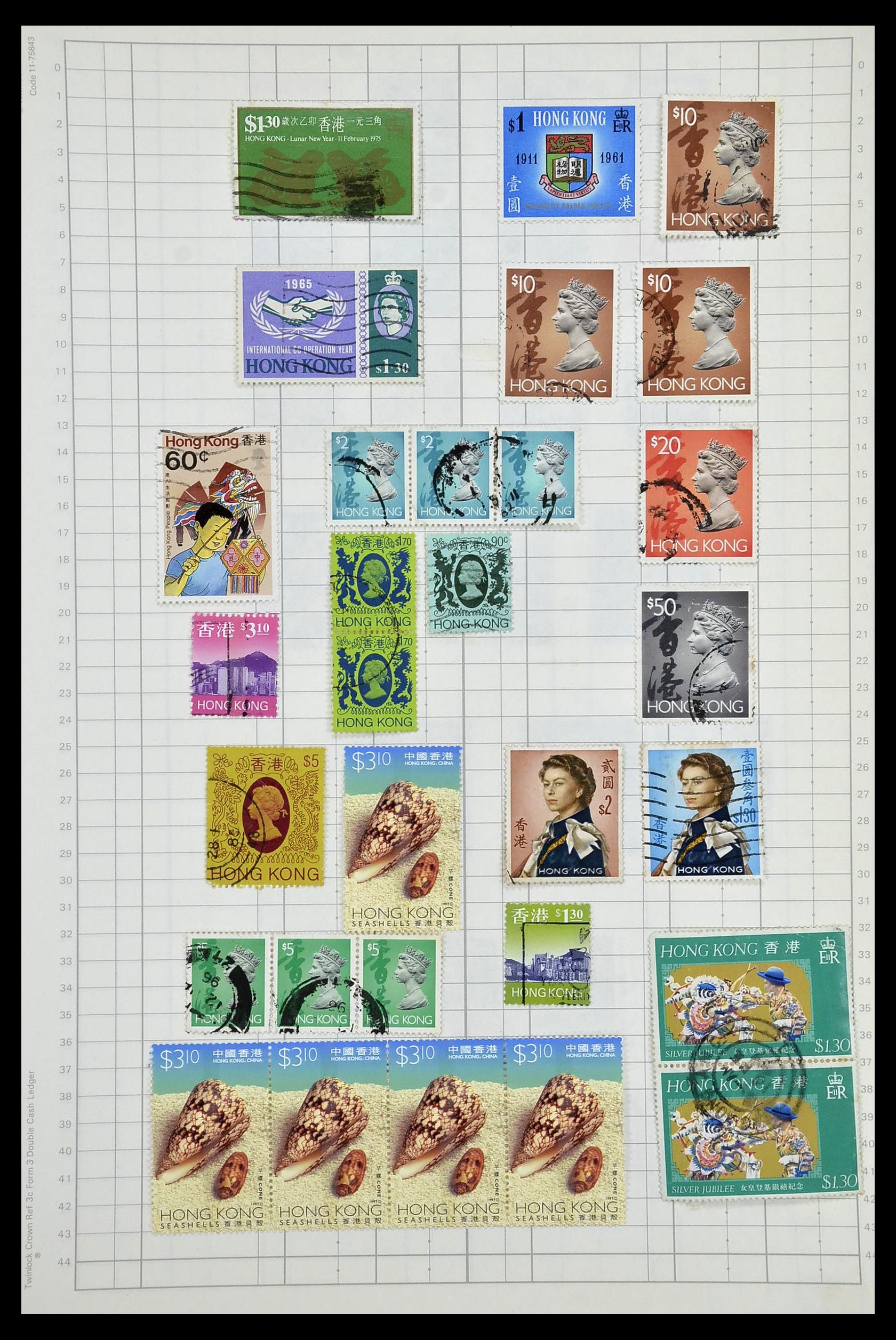 35057 052 - Postzegelverzameling 35057 Engelse koloniën 1870-2000.