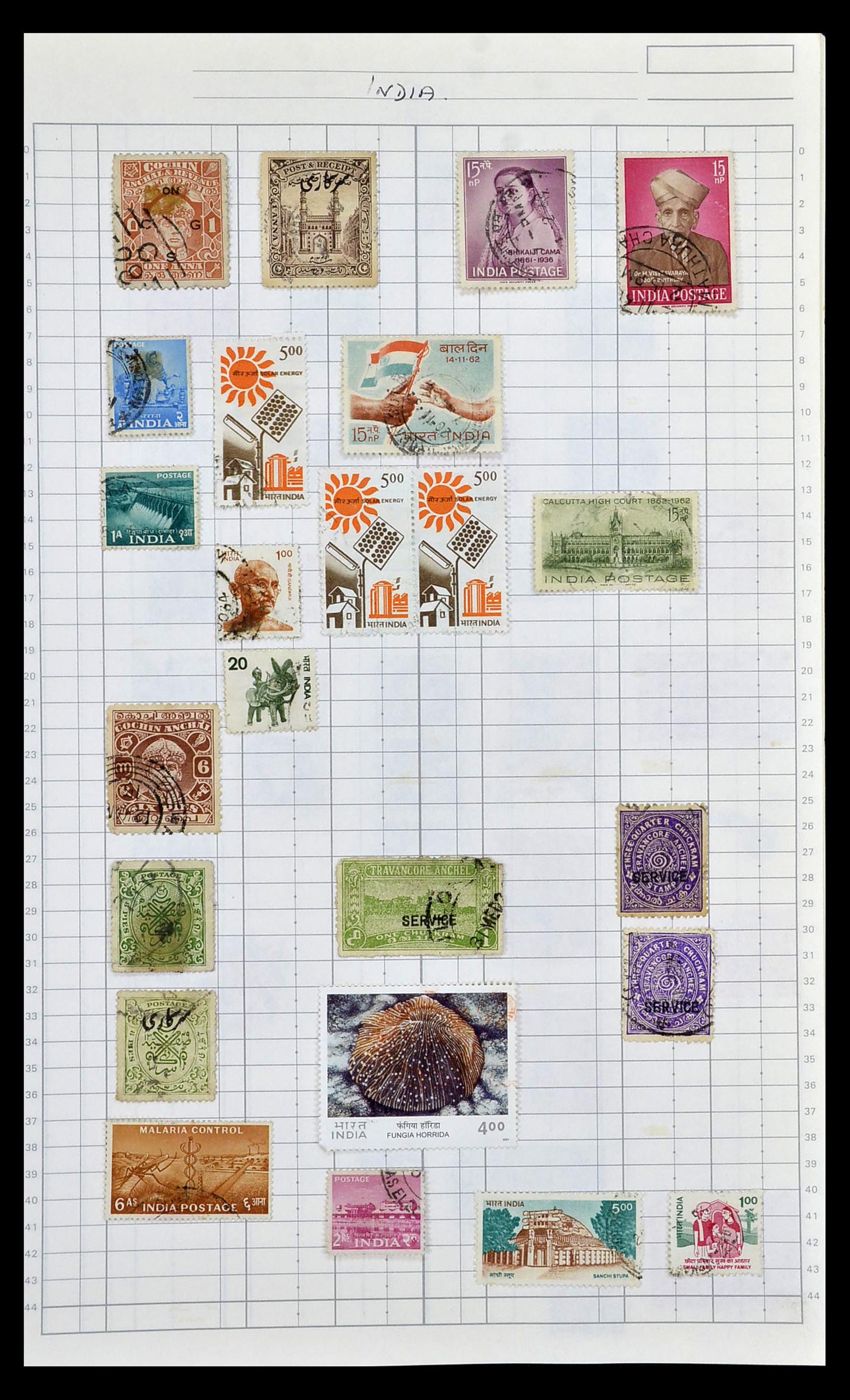 35057 055 - Postzegelverzameling 35057 Engelse koloniën 1870-2000.
