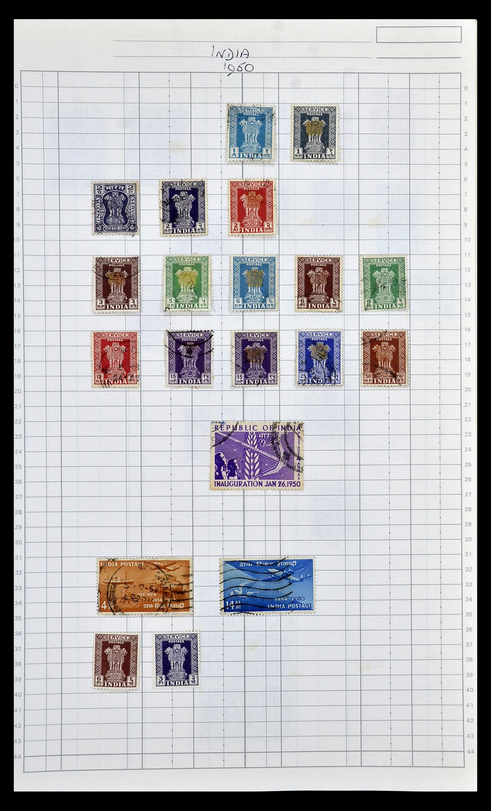 35057 057 - Postzegelverzameling 35057 Engelse koloniën 1870-2000.