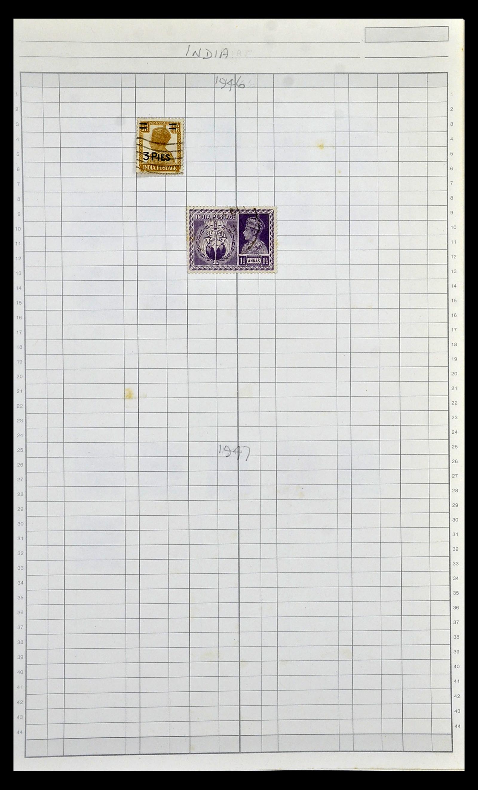 35057 059 - Postzegelverzameling 35057 Engelse koloniën 1870-2000.
