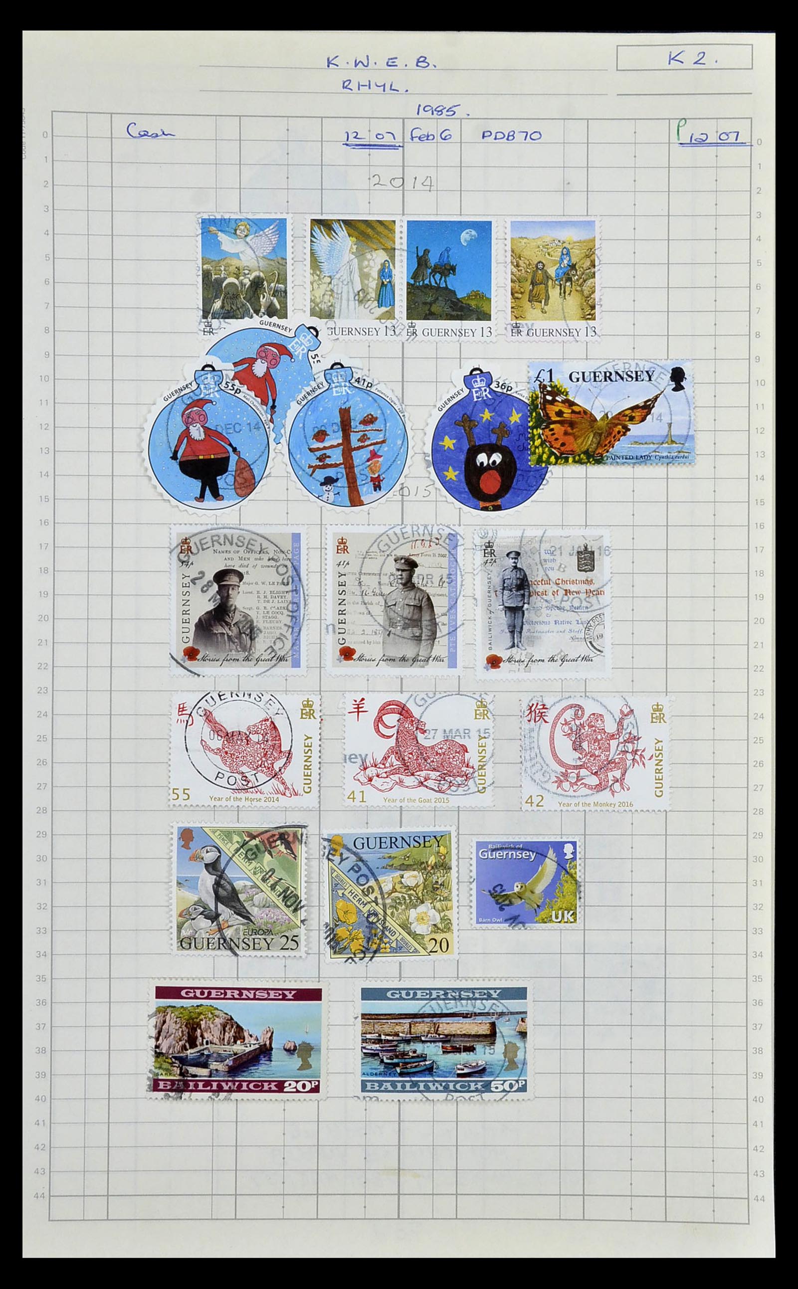 35057 184 - Postzegelverzameling 35057 Engelse koloniën 1870-2000.