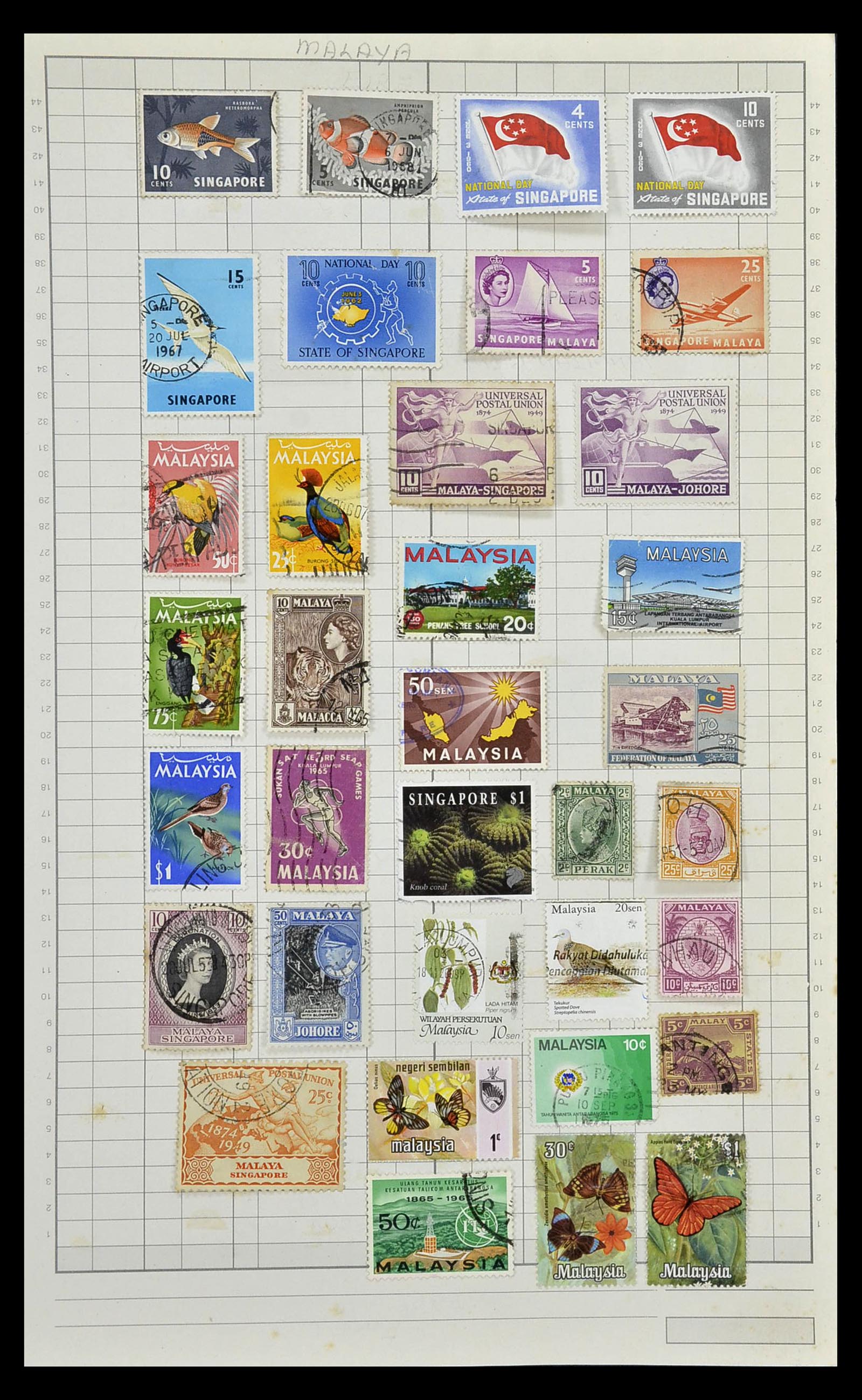 35057 192 - Postzegelverzameling 35057 Engelse koloniën 1870-2000.