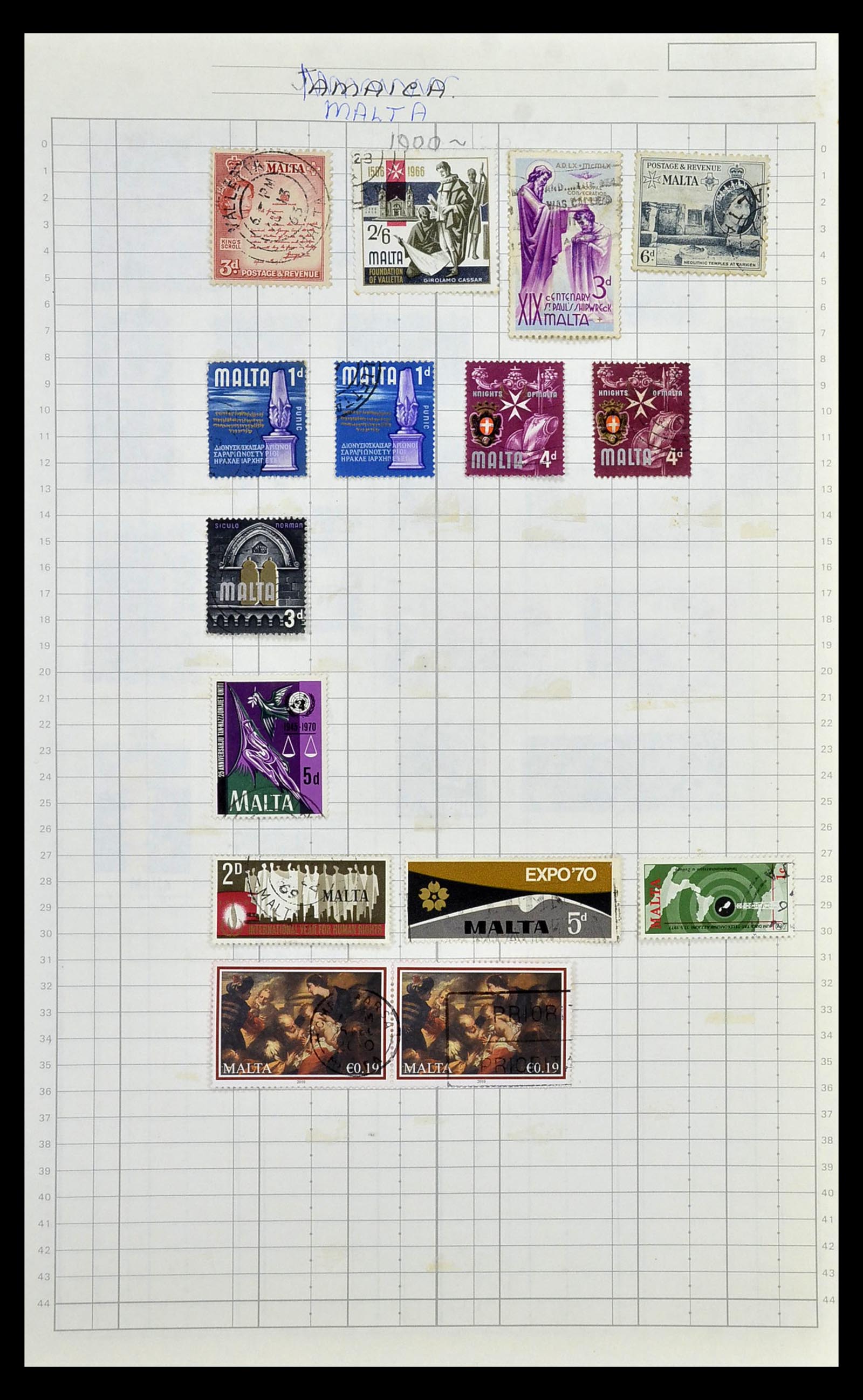 35057 197 - Postzegelverzameling 35057 Engelse koloniën 1870-2000.