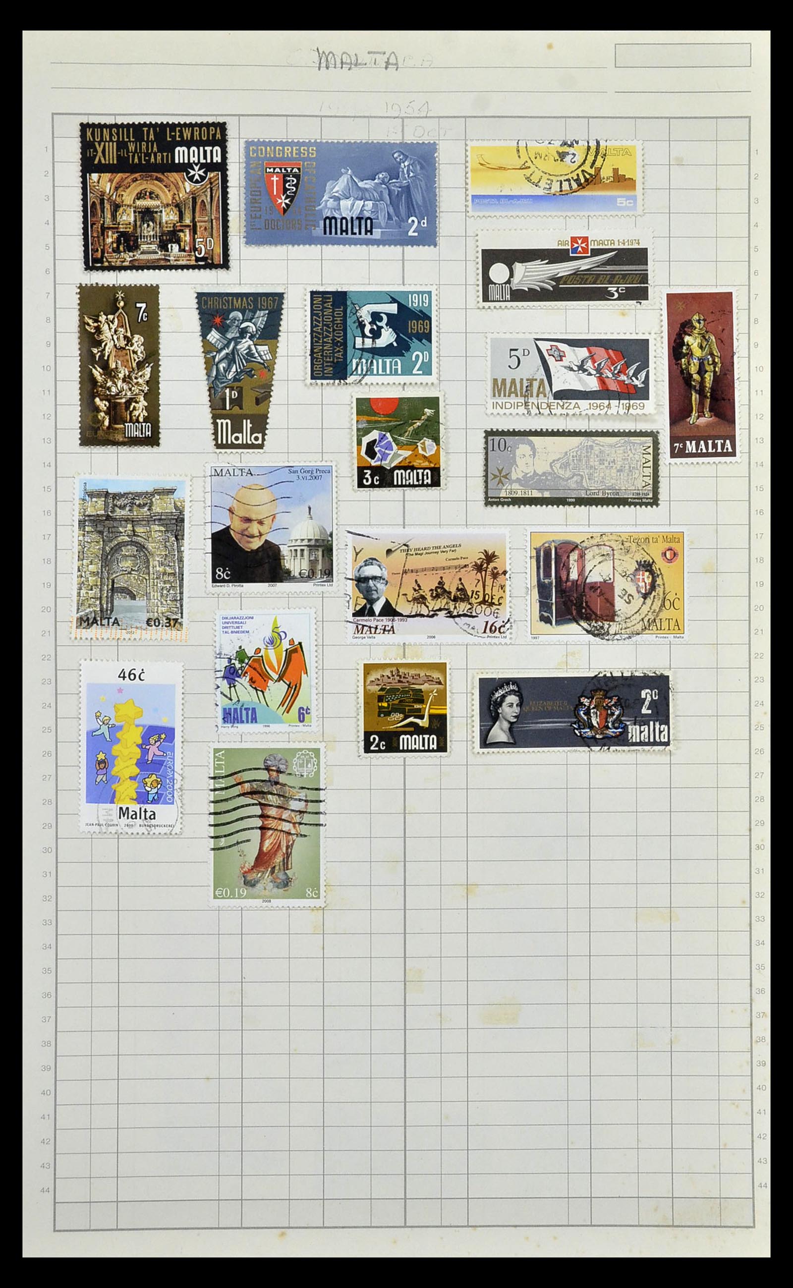 35057 198 - Postzegelverzameling 35057 Engelse koloniën 1870-2000.