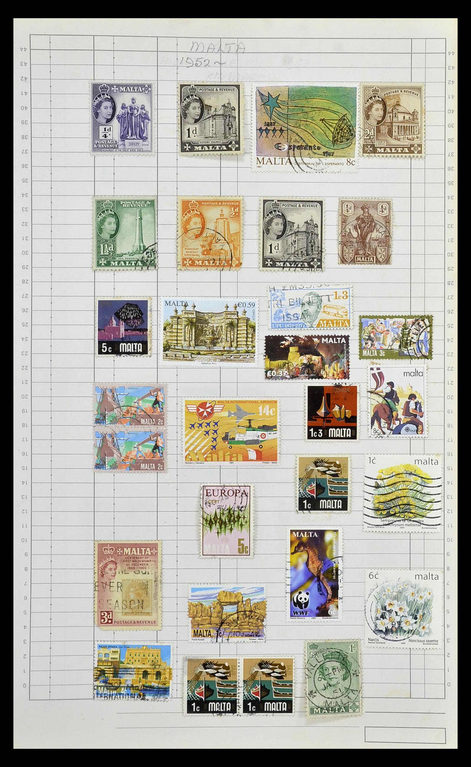 35057 199 - Postzegelverzameling 35057 Engelse koloniën 1870-2000.
