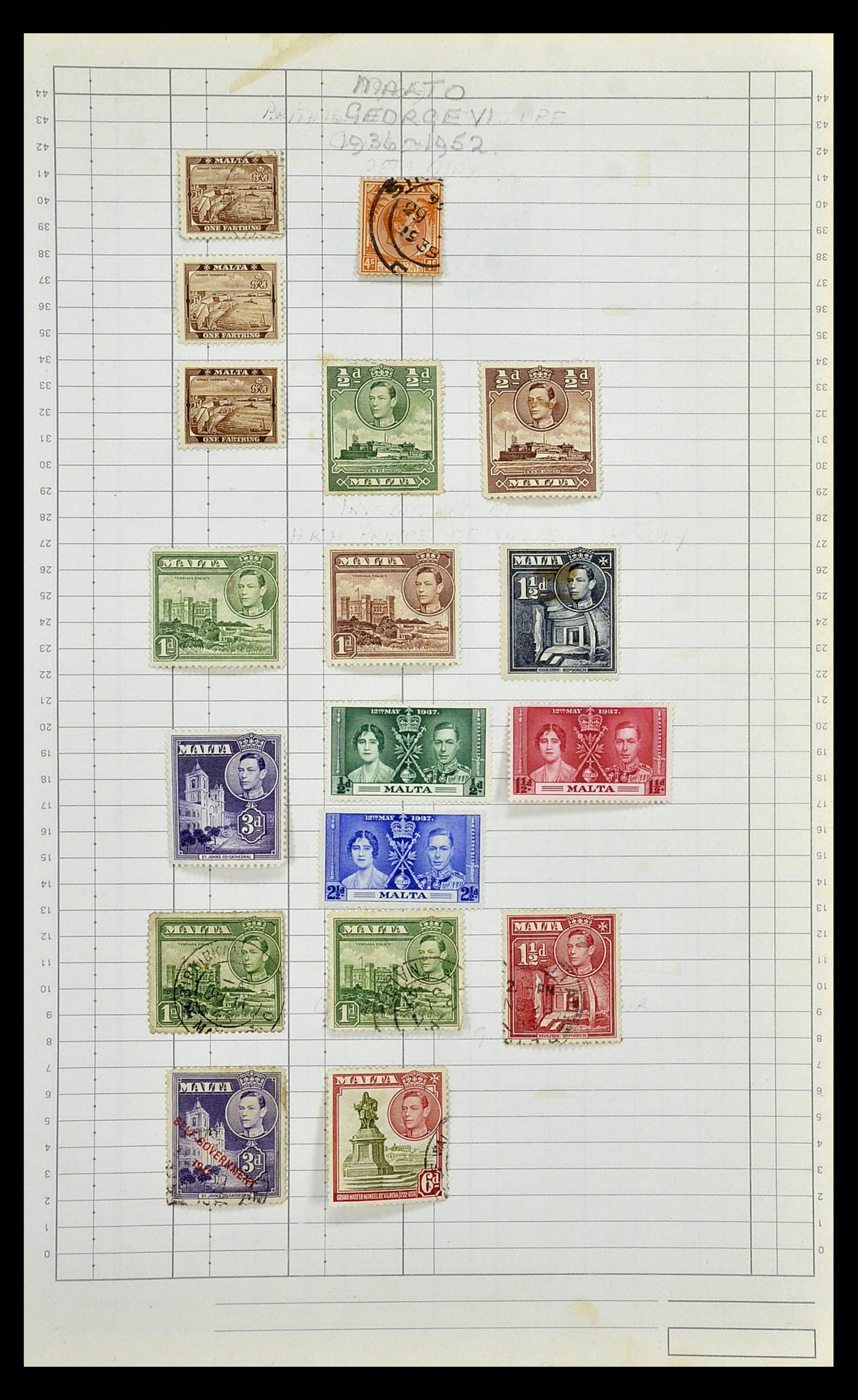 35057 200 - Postzegelverzameling 35057 Engelse koloniën 1870-2000.