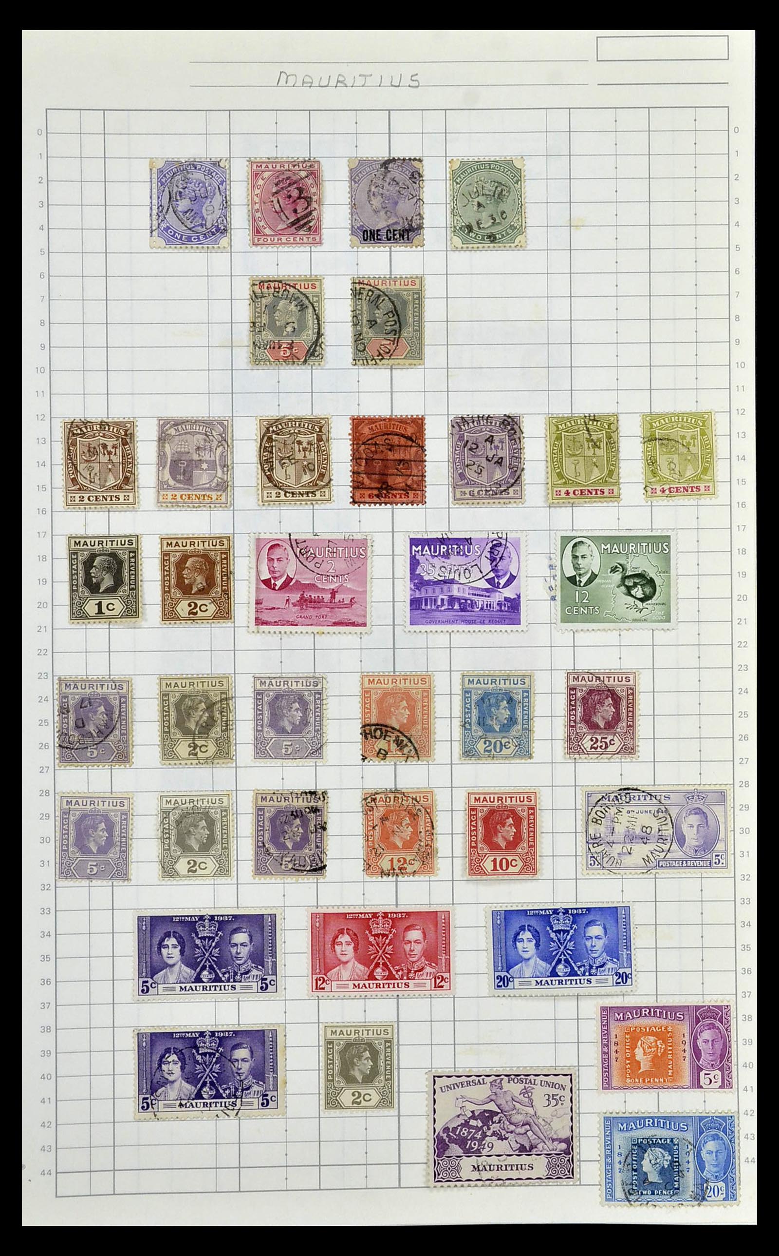 35057 205 - Postzegelverzameling 35057 Engelse koloniën 1870-2000.