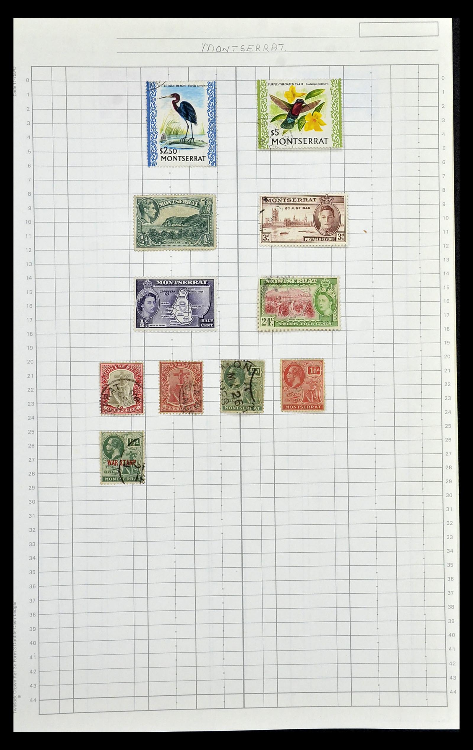 35057 206 - Postzegelverzameling 35057 Engelse koloniën 1870-2000.