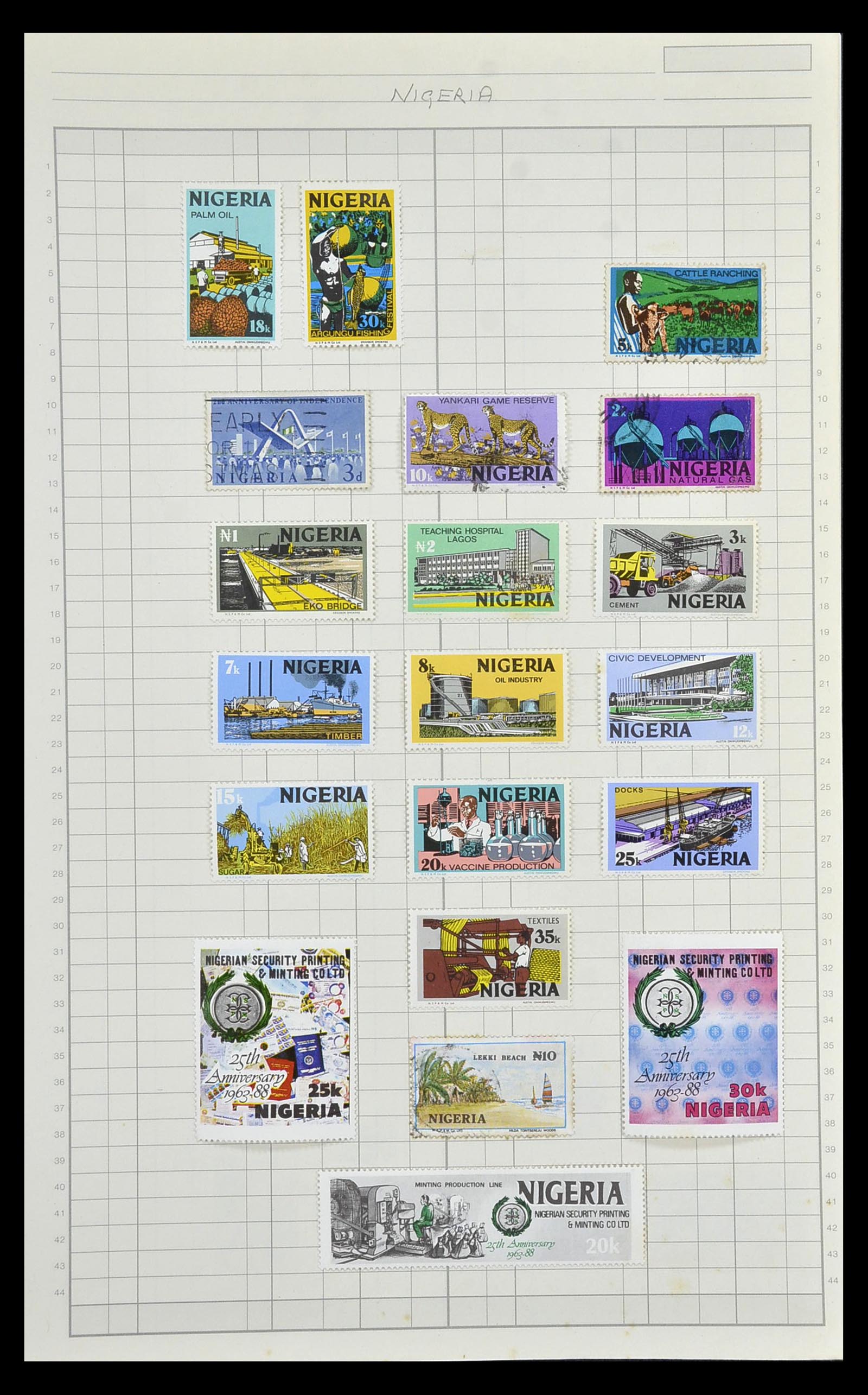 35057 216 - Postzegelverzameling 35057 Engelse koloniën 1870-2000.
