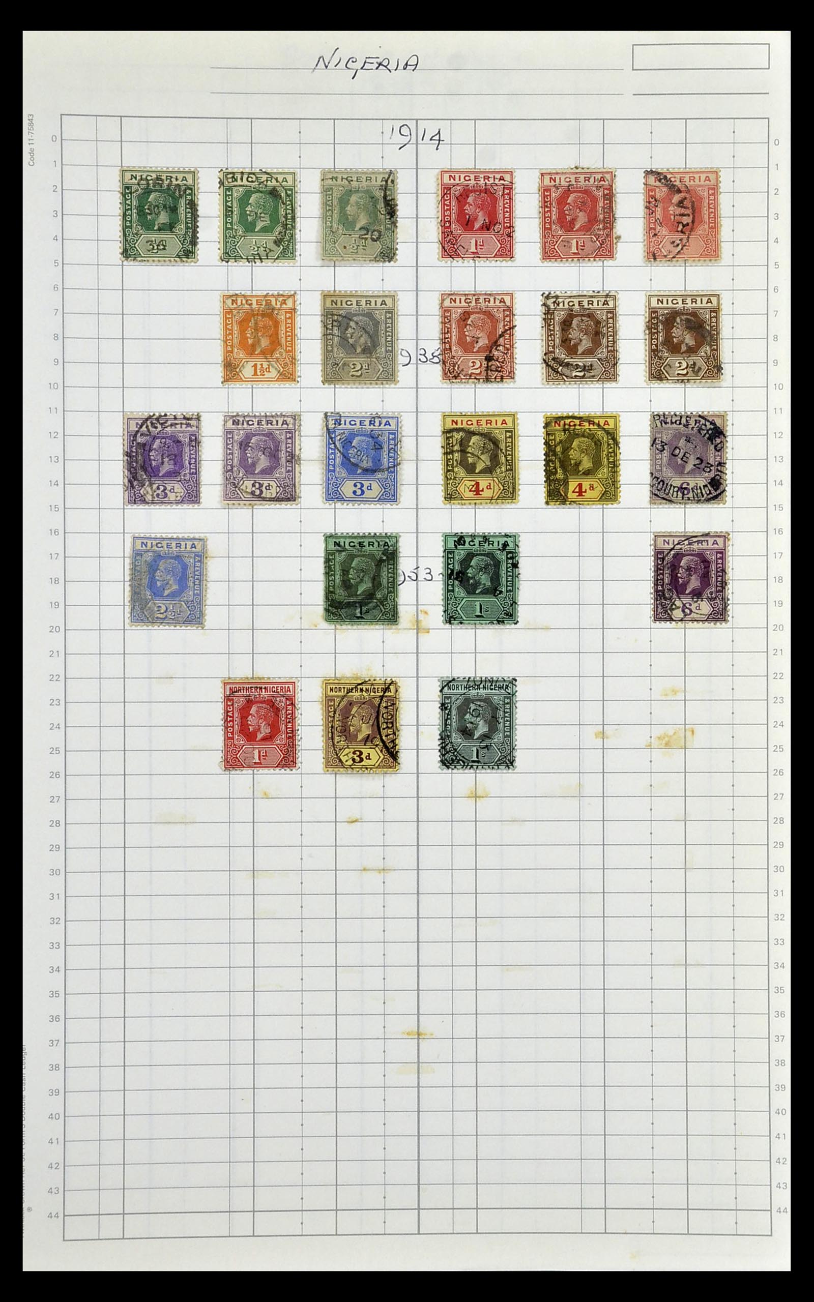 35057 222 - Postzegelverzameling 35057 Engelse koloniën 1870-2000.