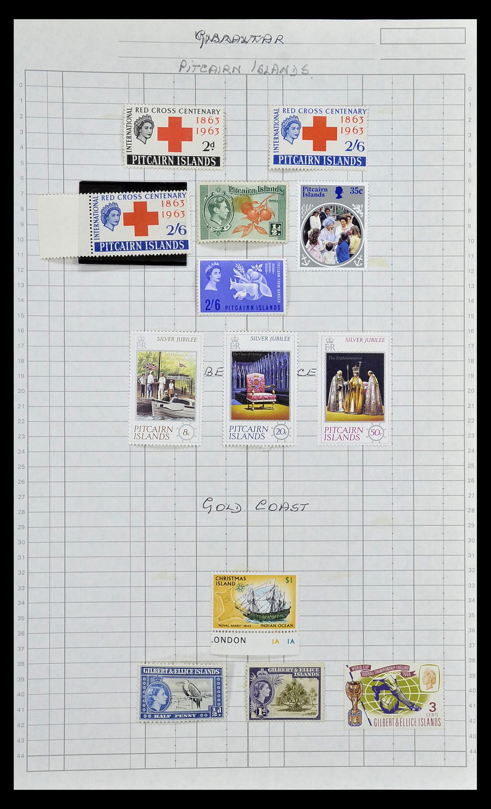 35057 224 - Postzegelverzameling 35057 Engelse koloniën 1870-2000.