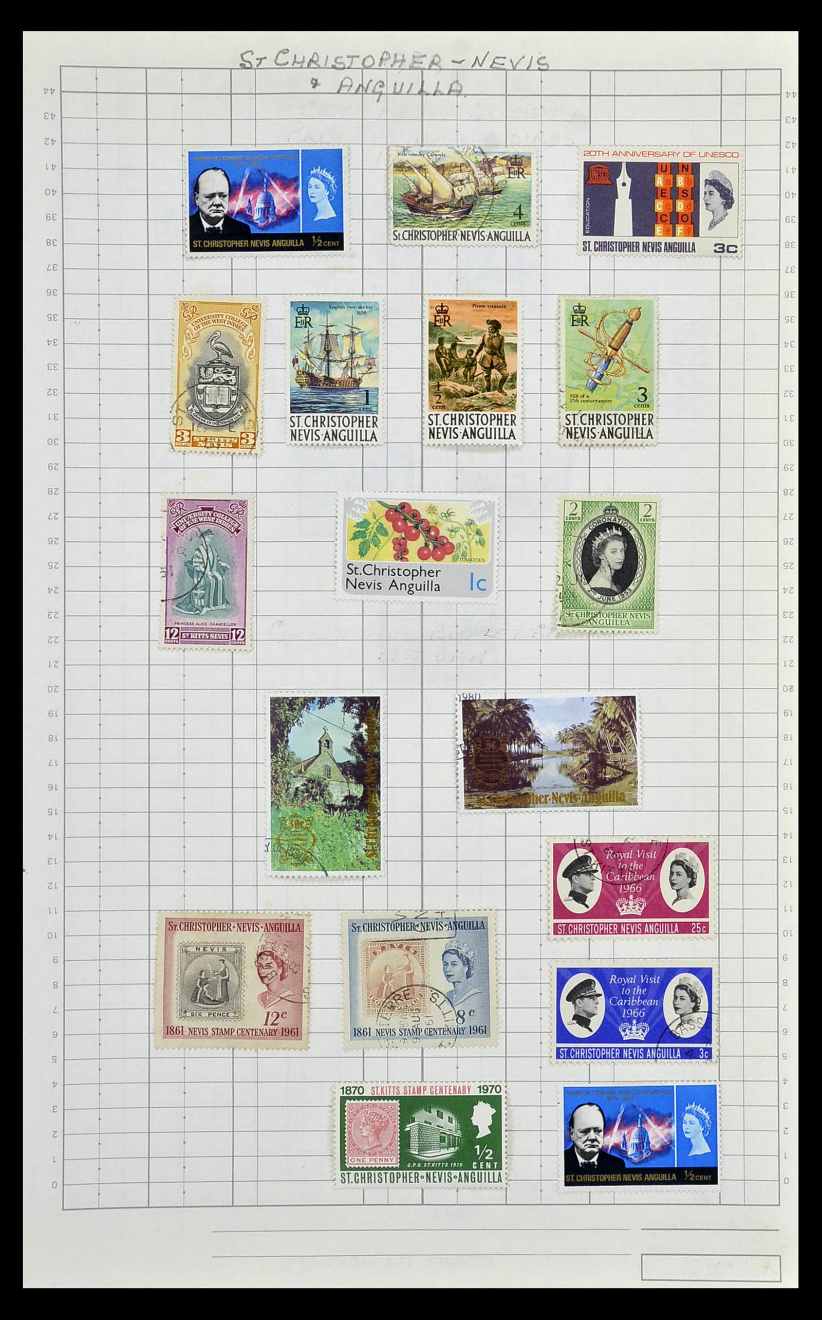 35057 226 - Postzegelverzameling 35057 Engelse koloniën 1870-2000.