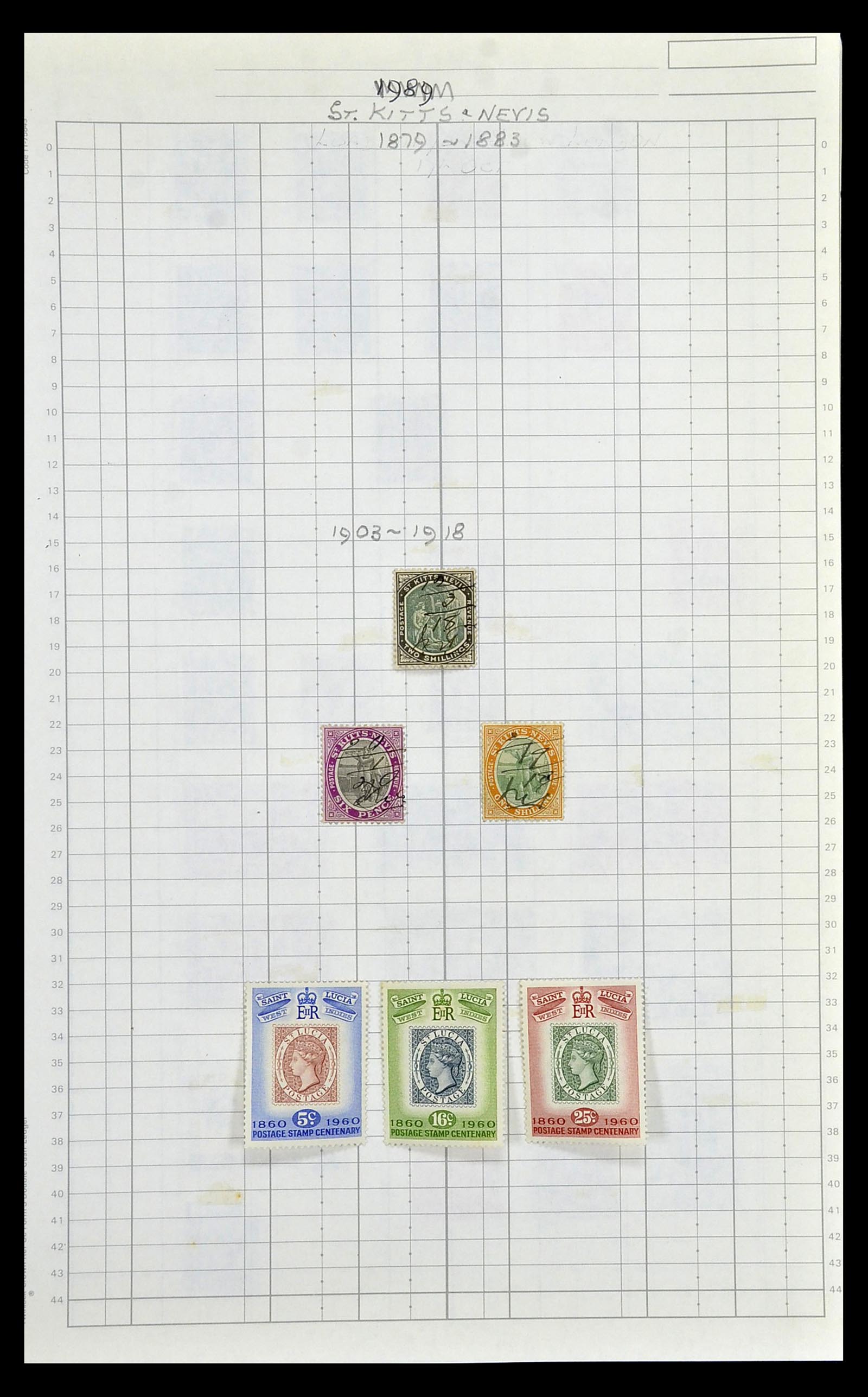 35057 232 - Postzegelverzameling 35057 Engelse koloniën 1870-2000.