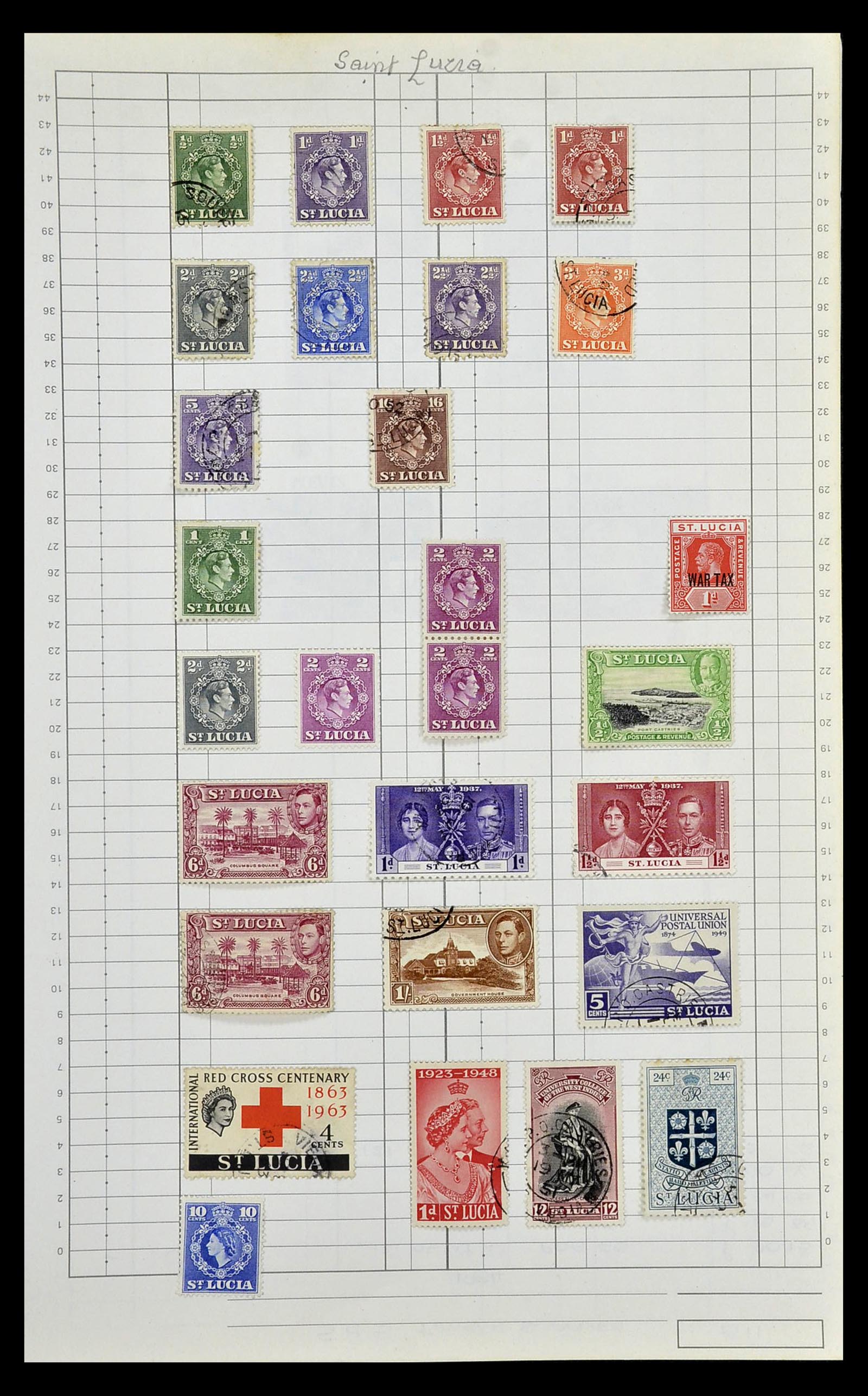 35057 233 - Postzegelverzameling 35057 Engelse koloniën 1870-2000.