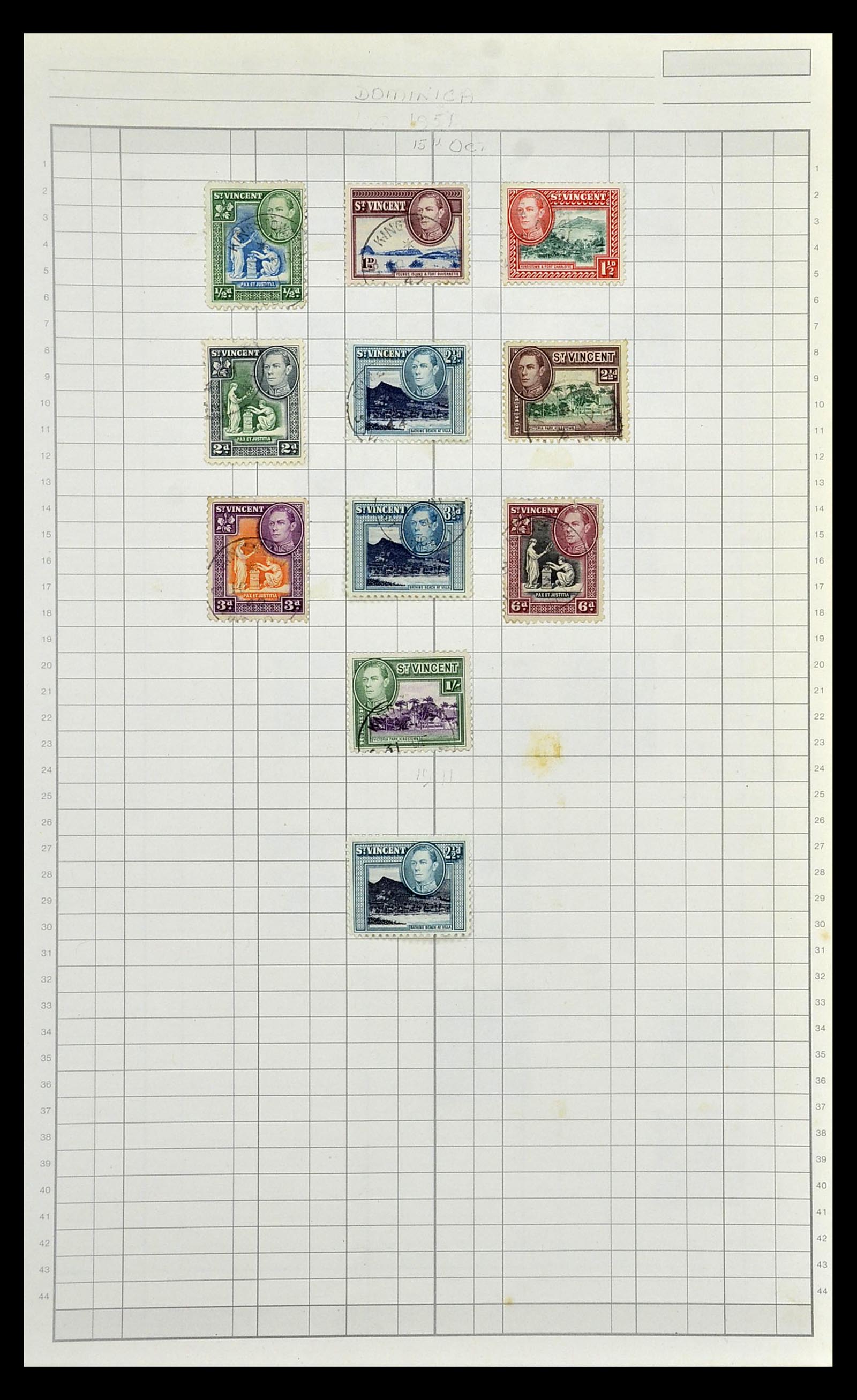 35057 240 - Postzegelverzameling 35057 Engelse koloniën 1870-2000.