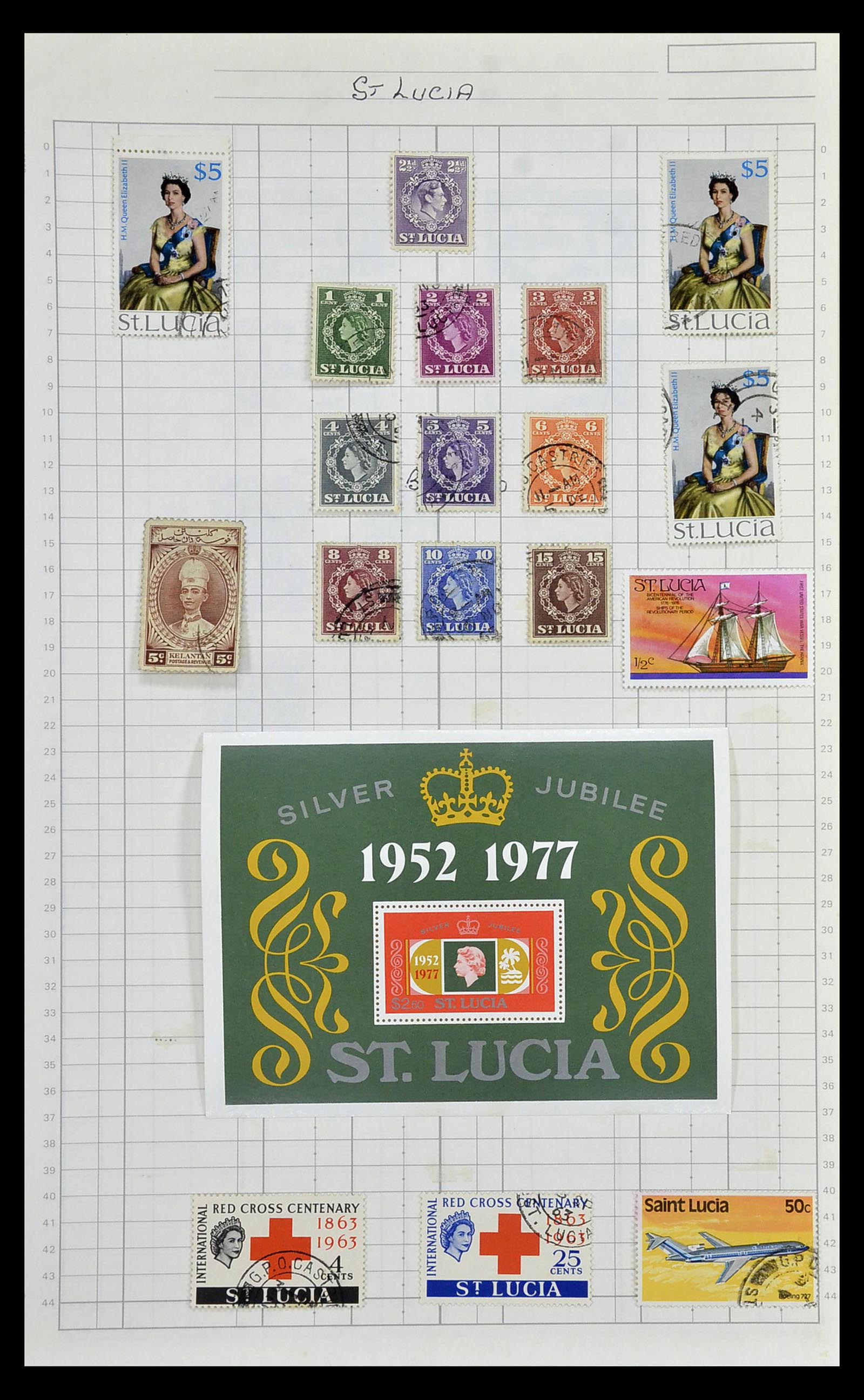 35057 246 - Postzegelverzameling 35057 Engelse koloniën 1870-2000.