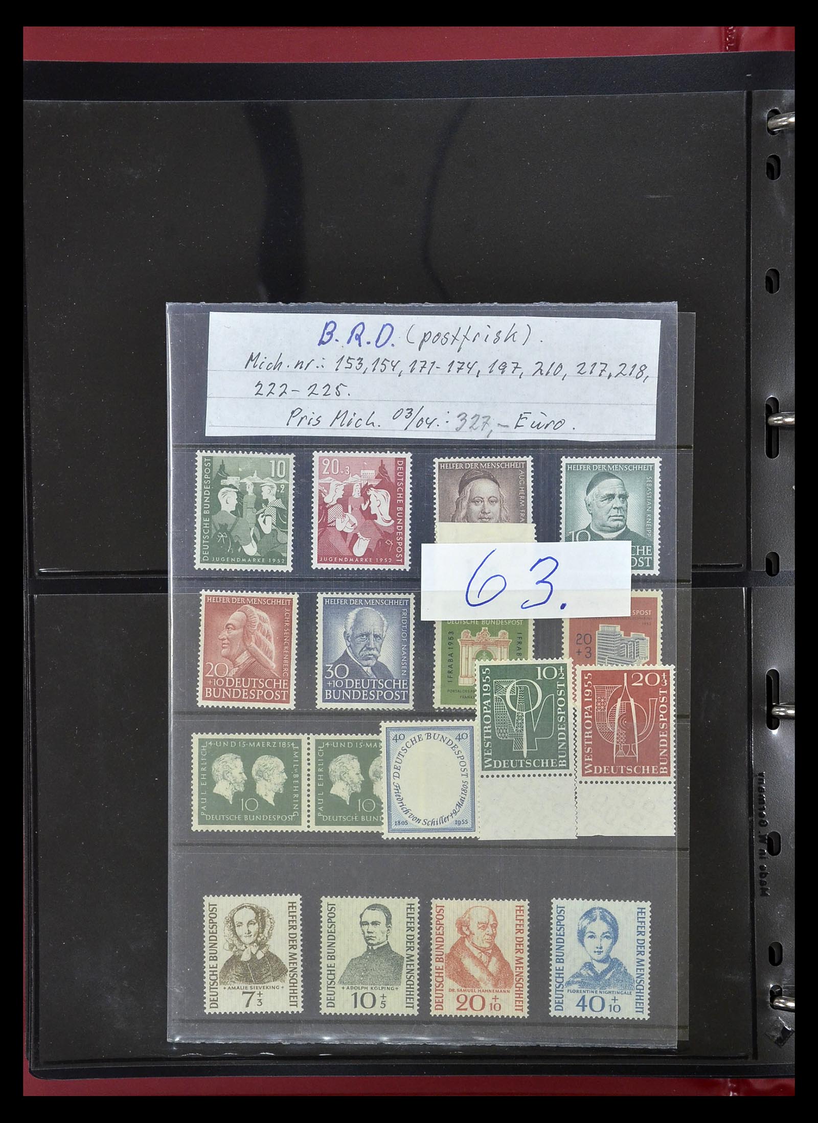 35059 029 - Postzegelverzameling 35059 Bundespost en Berlijn 1948-1954.