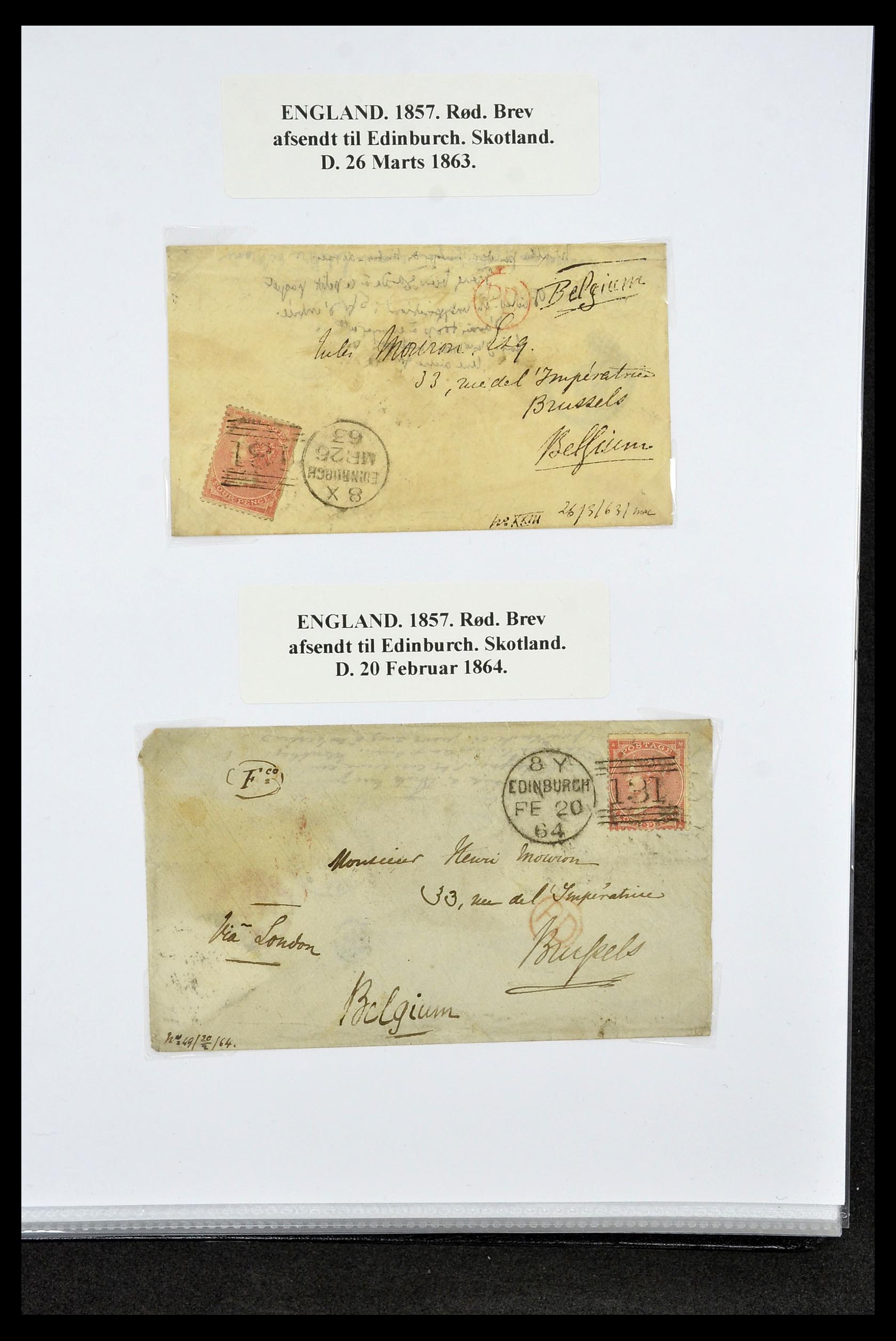 35060 0004 - Postzegelverzameling 35060 Engeland en kolonien 1840-1970.