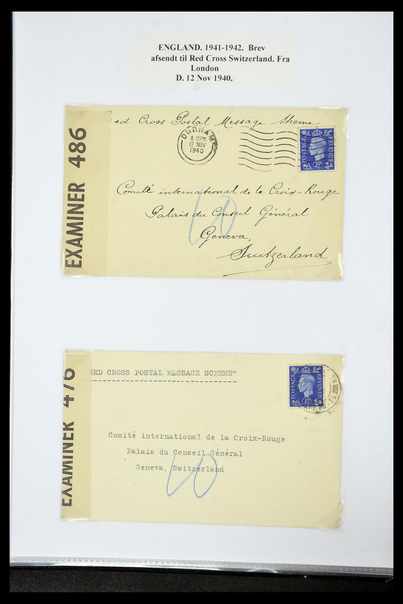 35060 0024 - Postzegelverzameling 35060 Engeland en kolonien 1840-1970.